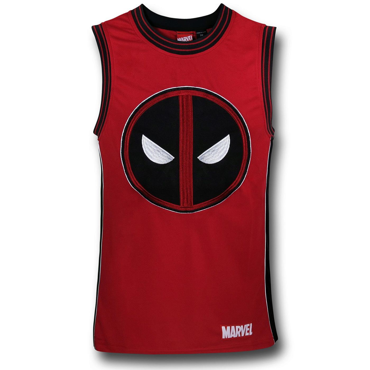 Deadpool Embroidered Basketball Jersey