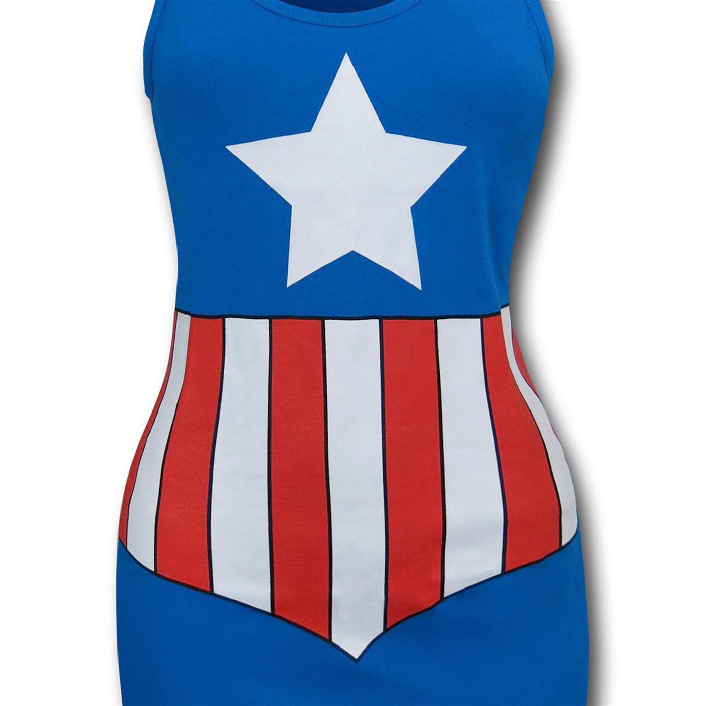 Captain America Costume Women's Tank Dress