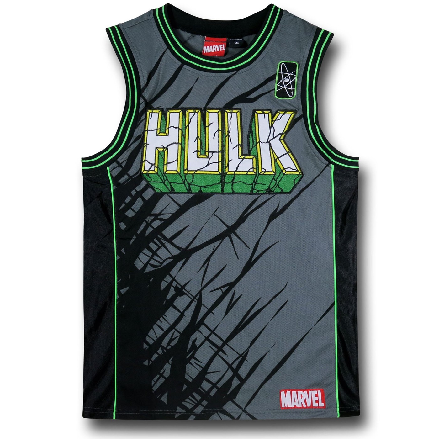 Hulk Banner Embroidered Basketball Jersey