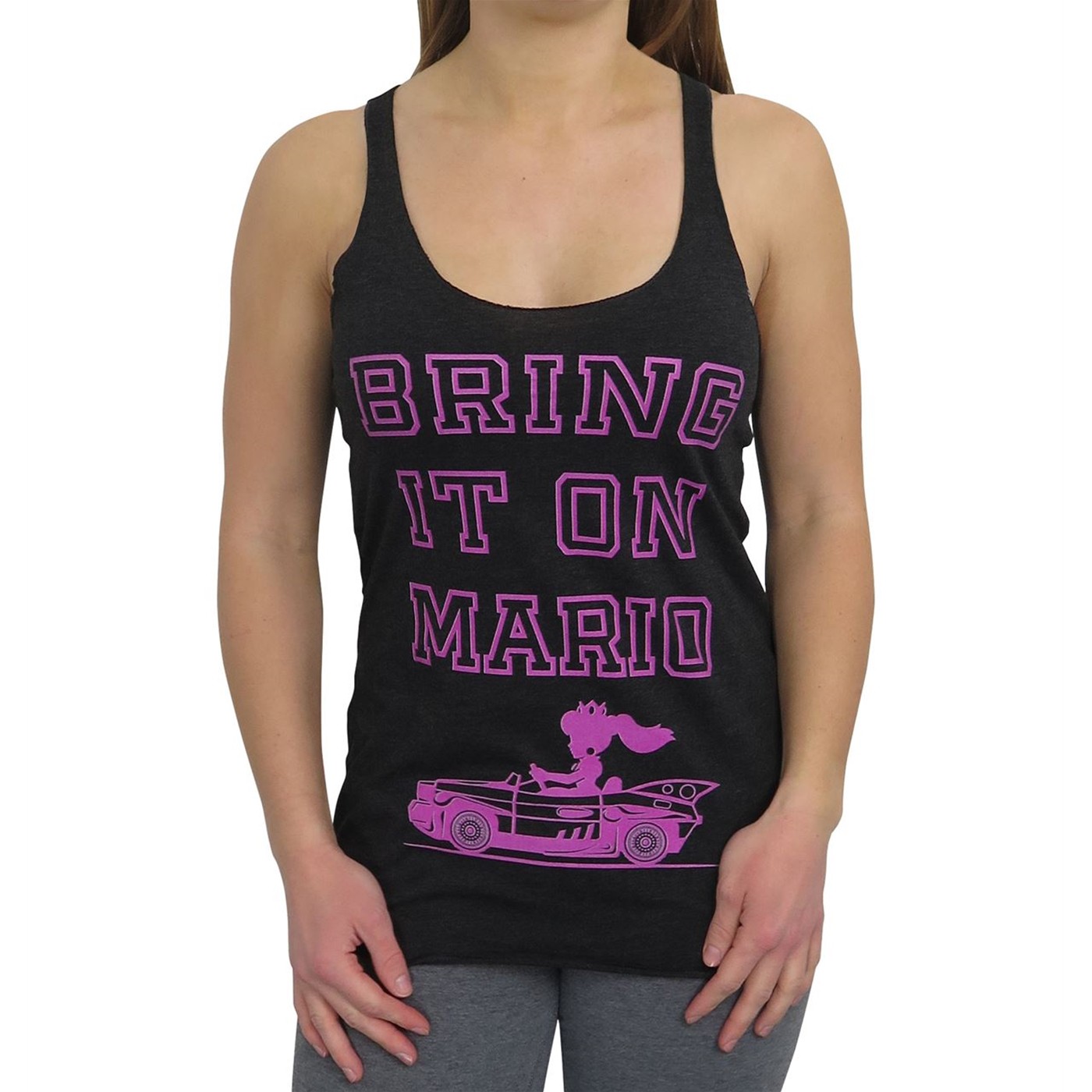 Super Mario Bring It On Women's Racerback Tank Top