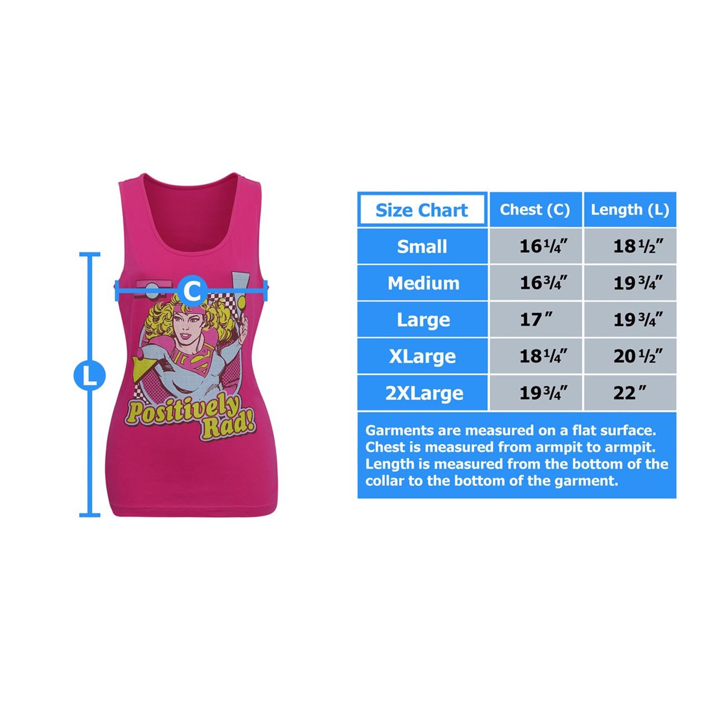 Supergirl Positively Rad Women's Tank Top