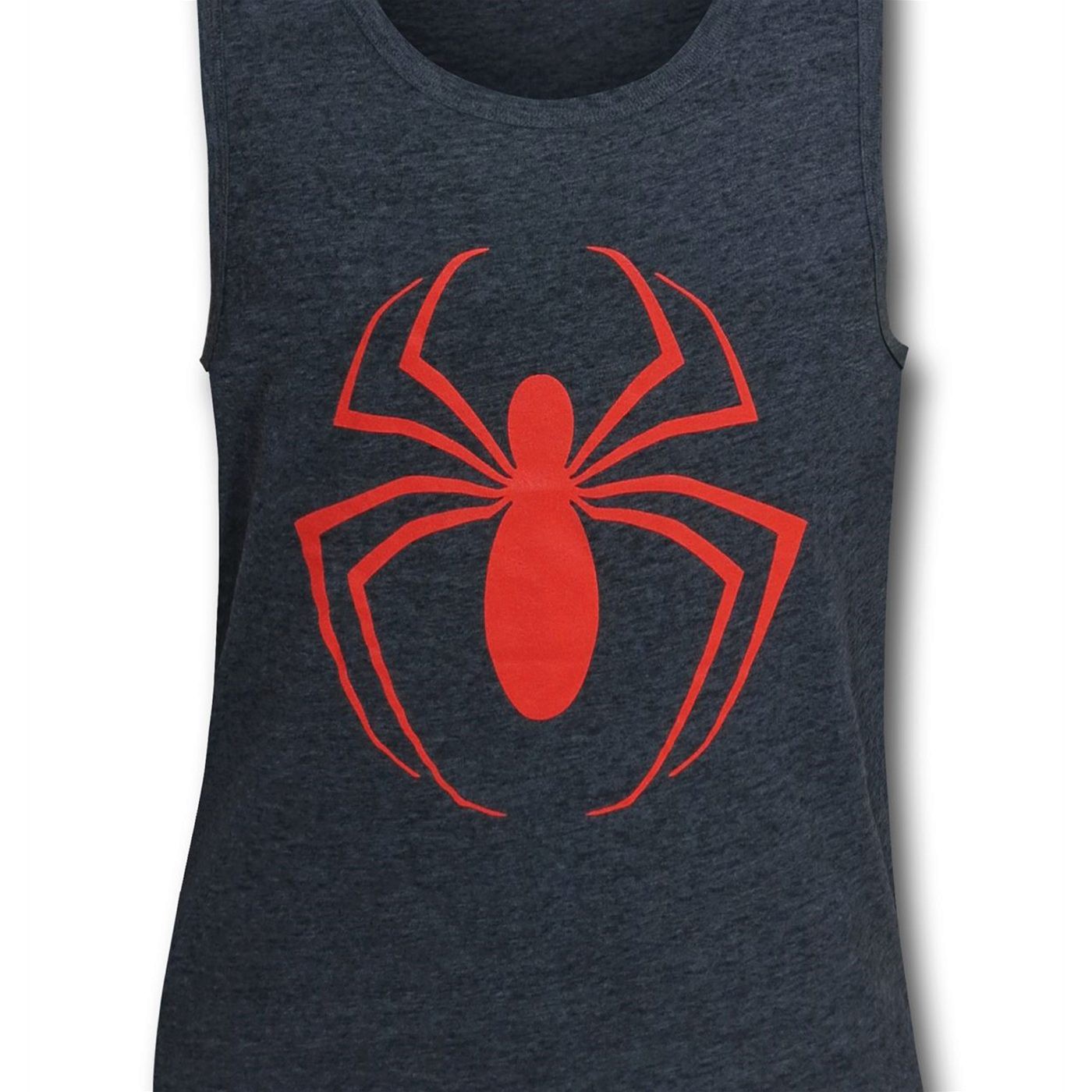 Ultimate Spiderman Symbol Heather Men's Tank Top
