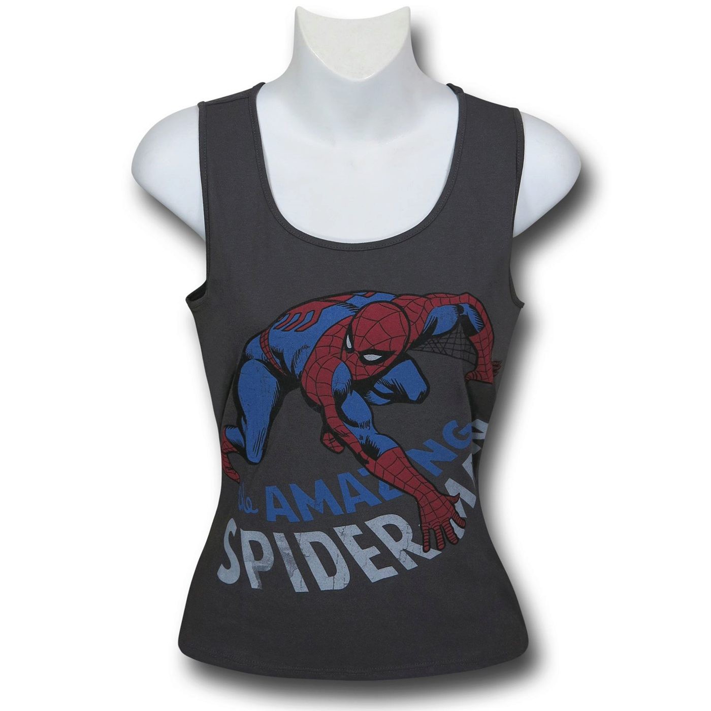 Spiderman Leapfrog Women's Fitted Tank Top