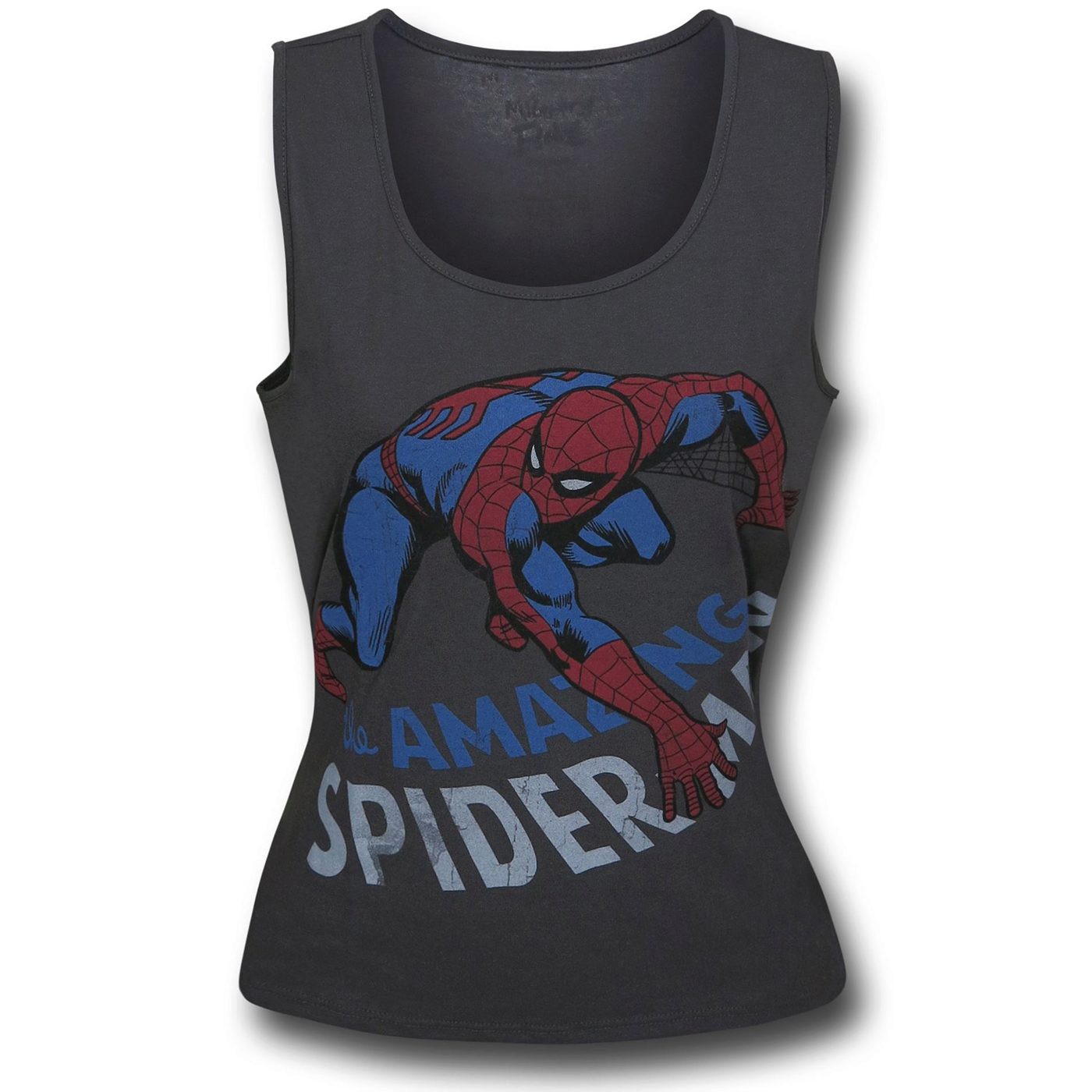 Spiderman Leapfrog Women's Fitted Tank Top