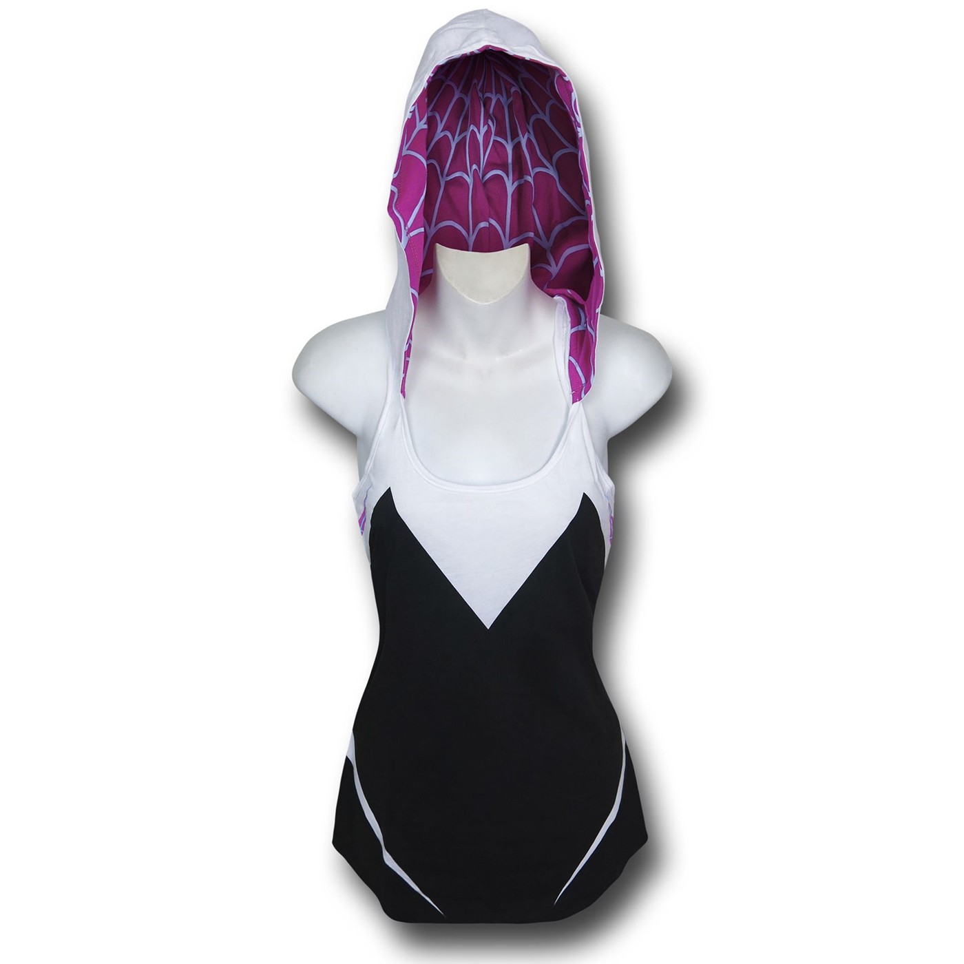 Spider Gwen Hooded Costume Tank Top
