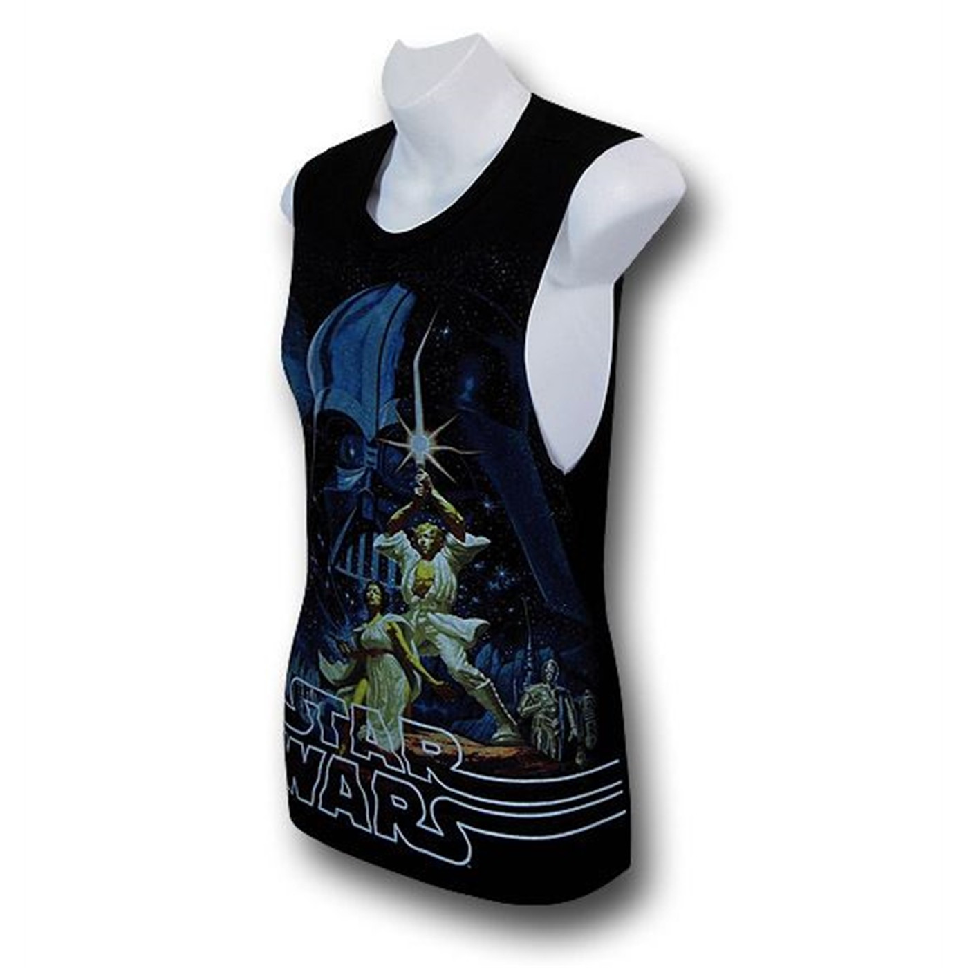 Star Wars Poster Women's Cut-Out Tank Top