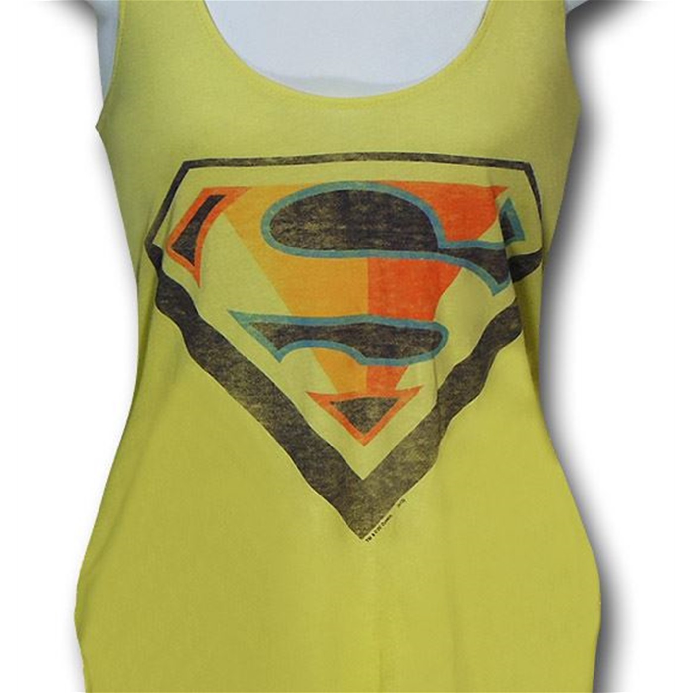 Superman Yellow Junk Food Women's Tank Top