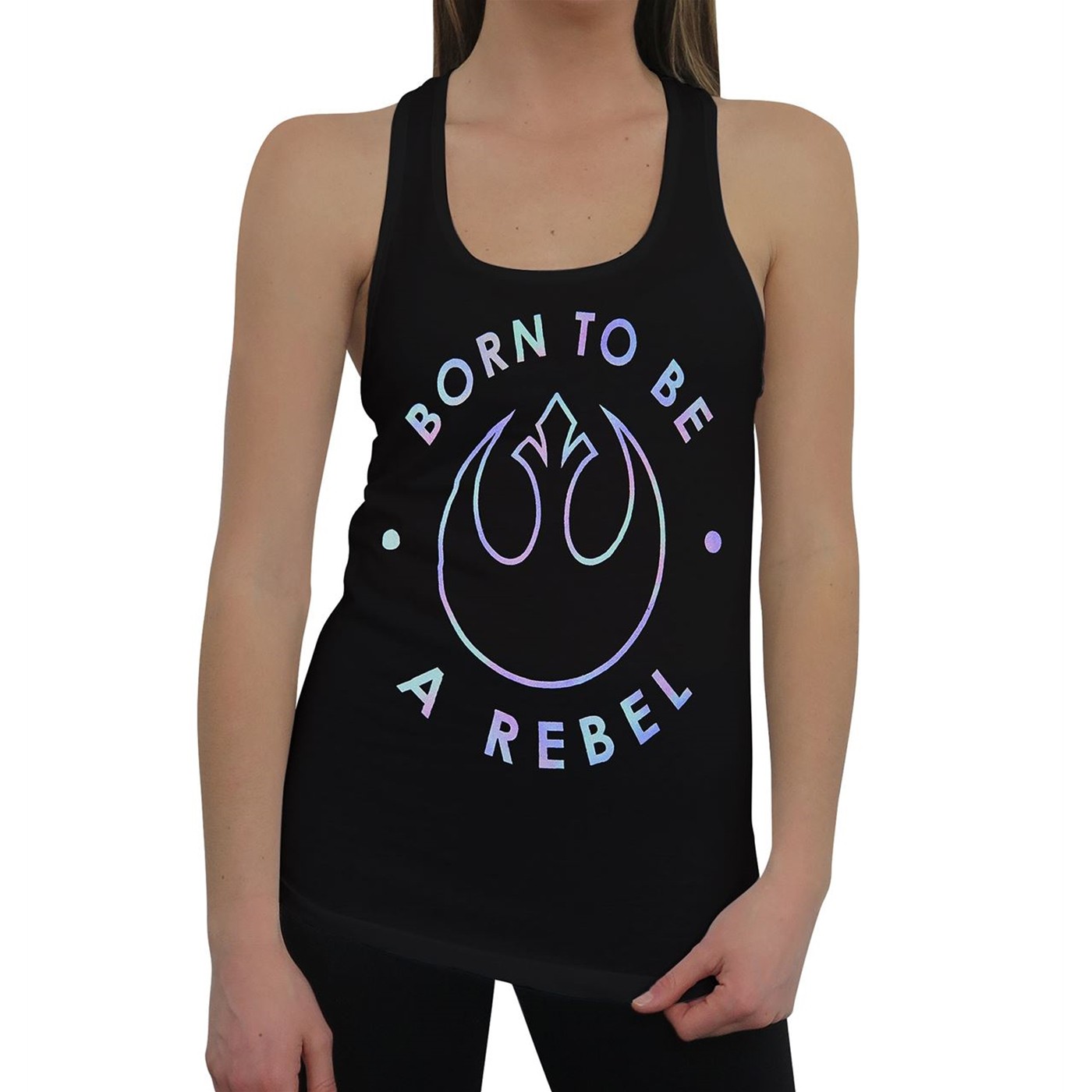 Star Wars Born to Be a Rebel Women's Racerback Tank Top