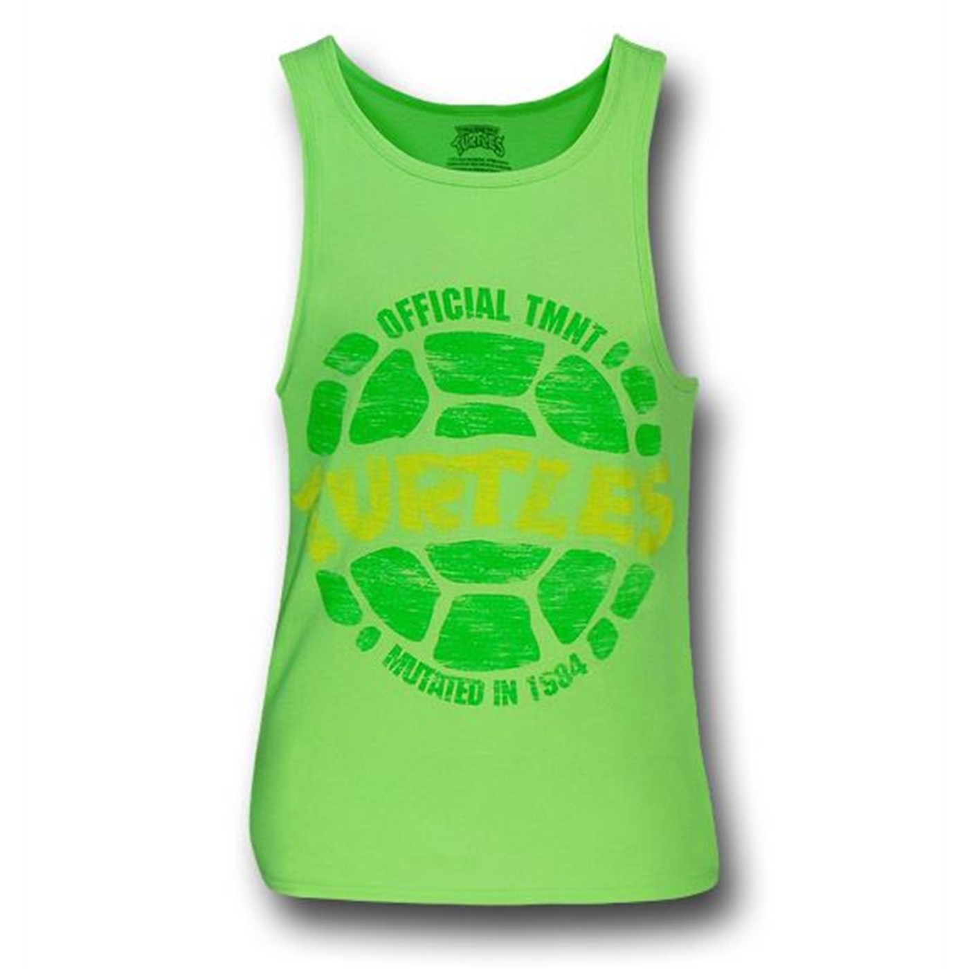 TMNT Logo Turtle Shell Green Tank Top