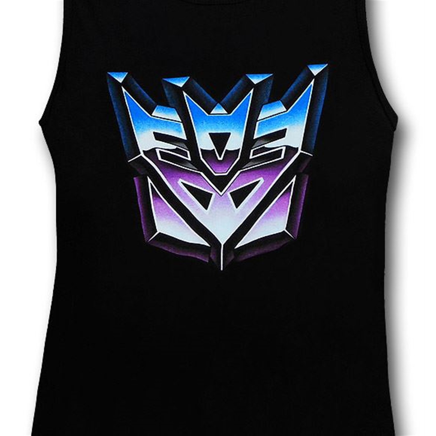 Transformers Decepticon Symbol Black Tank Top