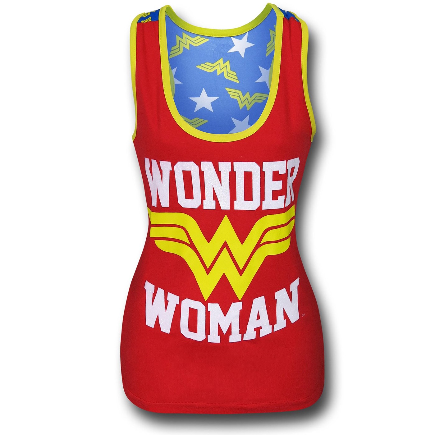 Wonder Woman Logo All-Over Print Women's Tank Top