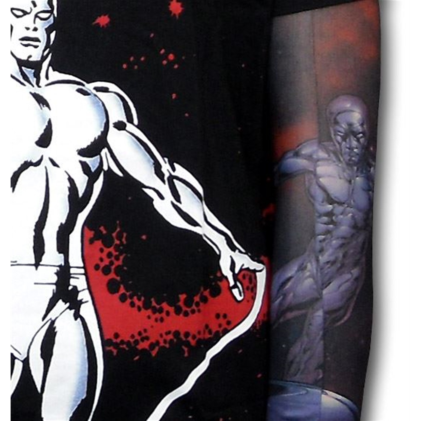 Silver Surfer Nylon Tattoo Sleeves- 2 Pack