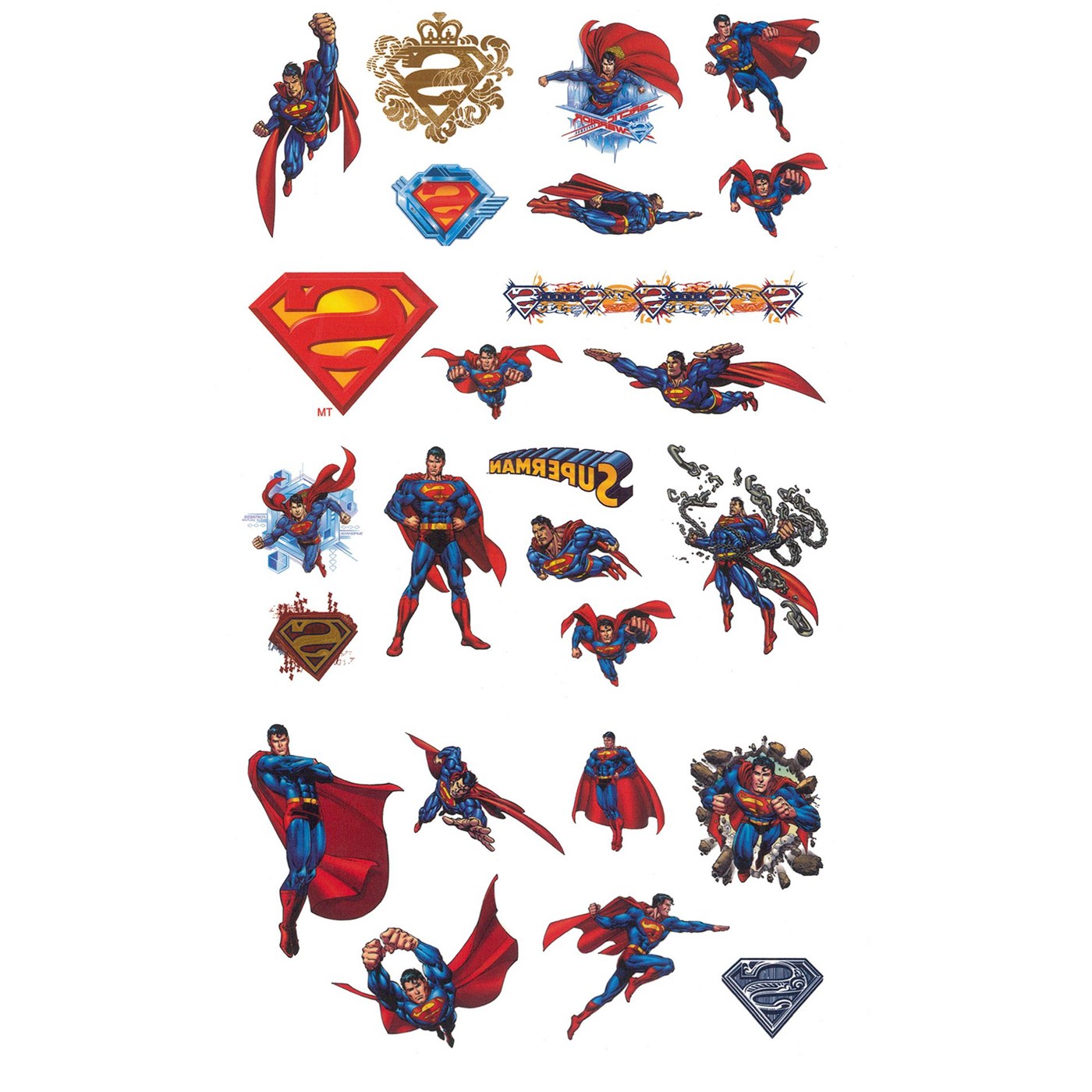 Superman Temporary Tattoo 25-Pack