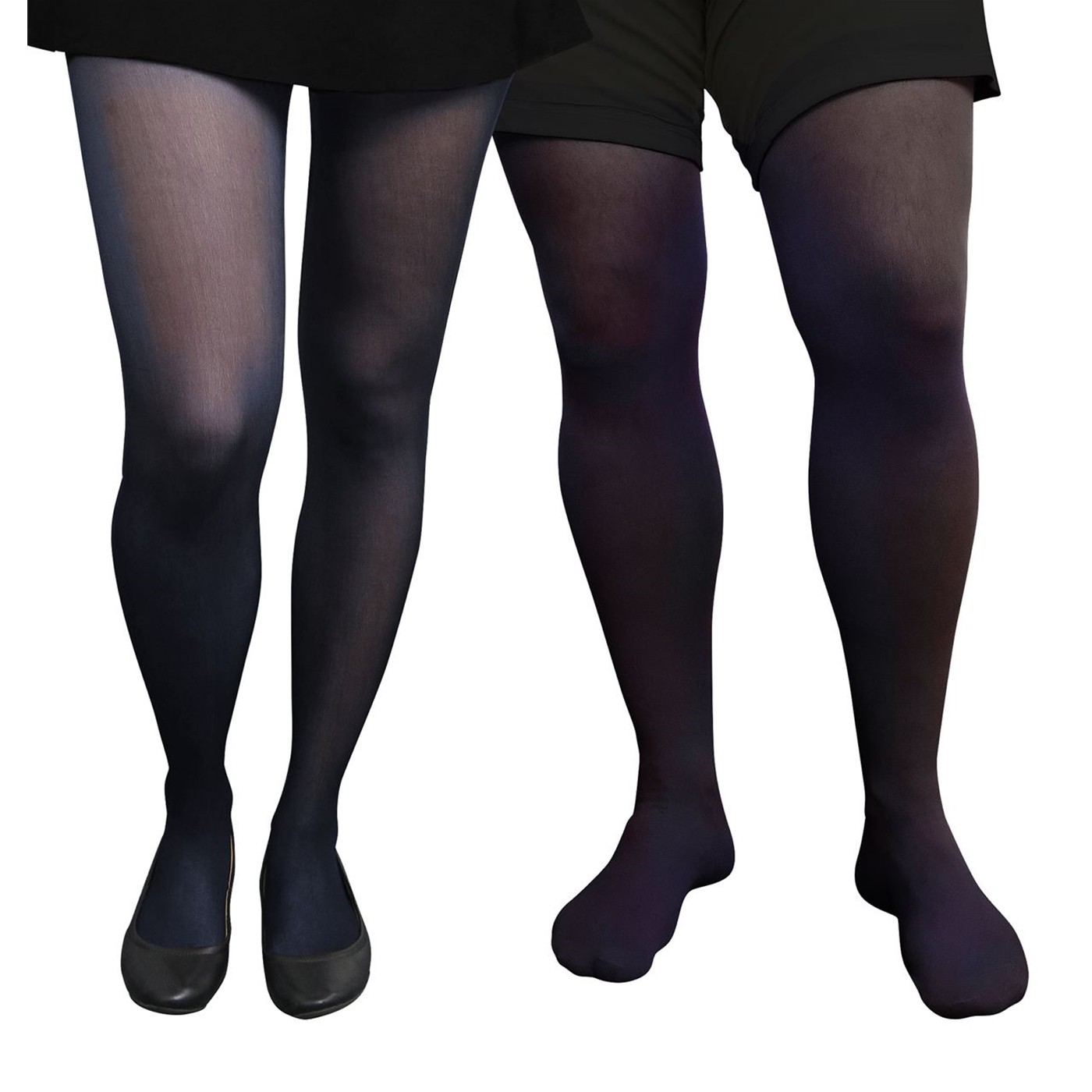 Adult Unisex Costume Navy Blue Tights