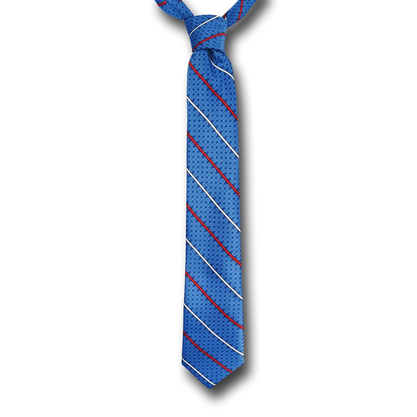 Captain America Red White and Blue Striped Tie