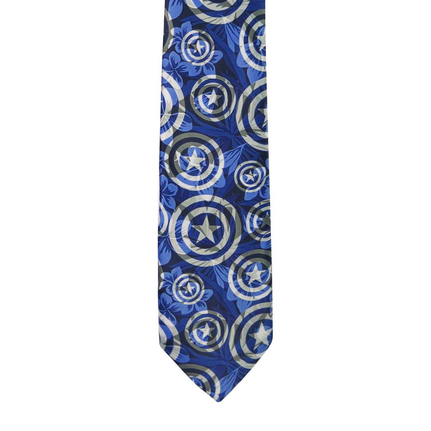 Captain America Abstract Shields Tie