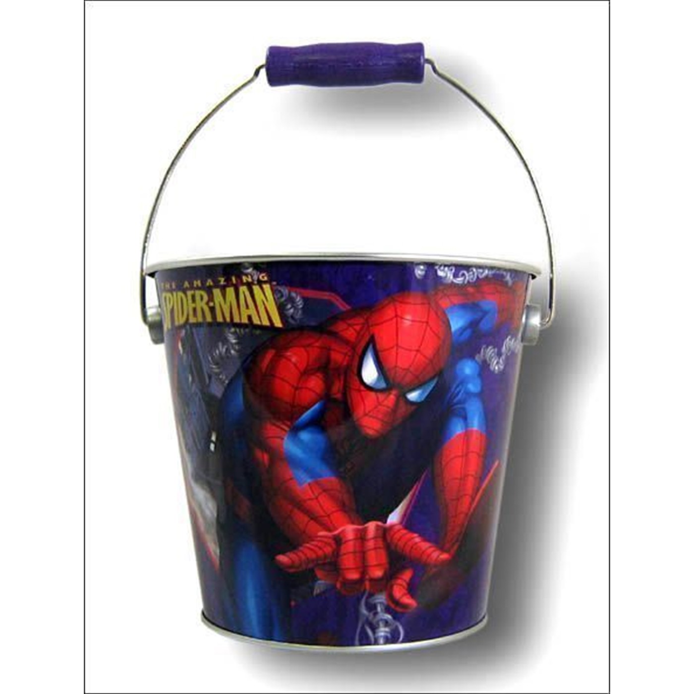 Spiderman Blue Tin Bucket