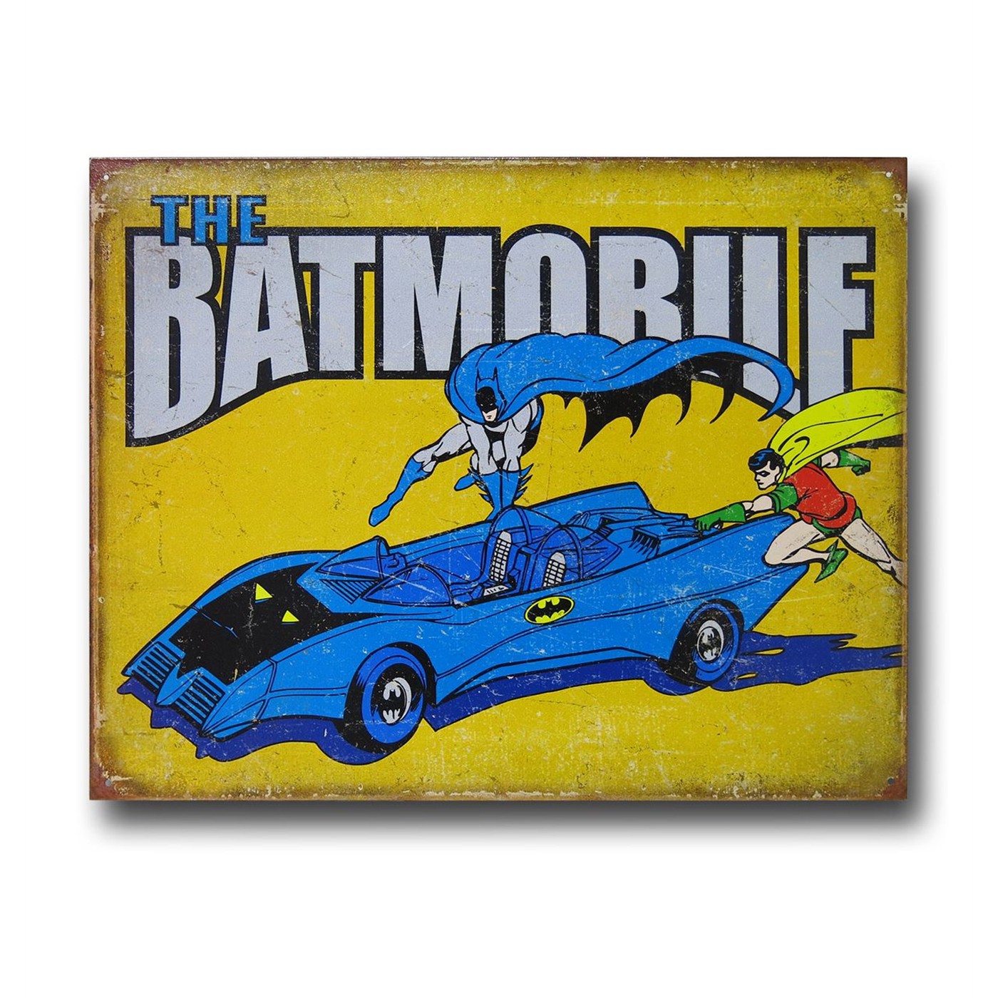 Batmobile Tin Sign