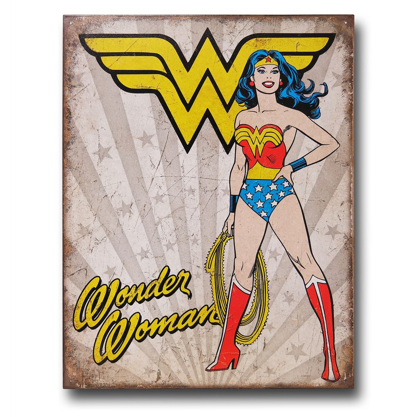 Wonder Woman Heroic Tin Sign