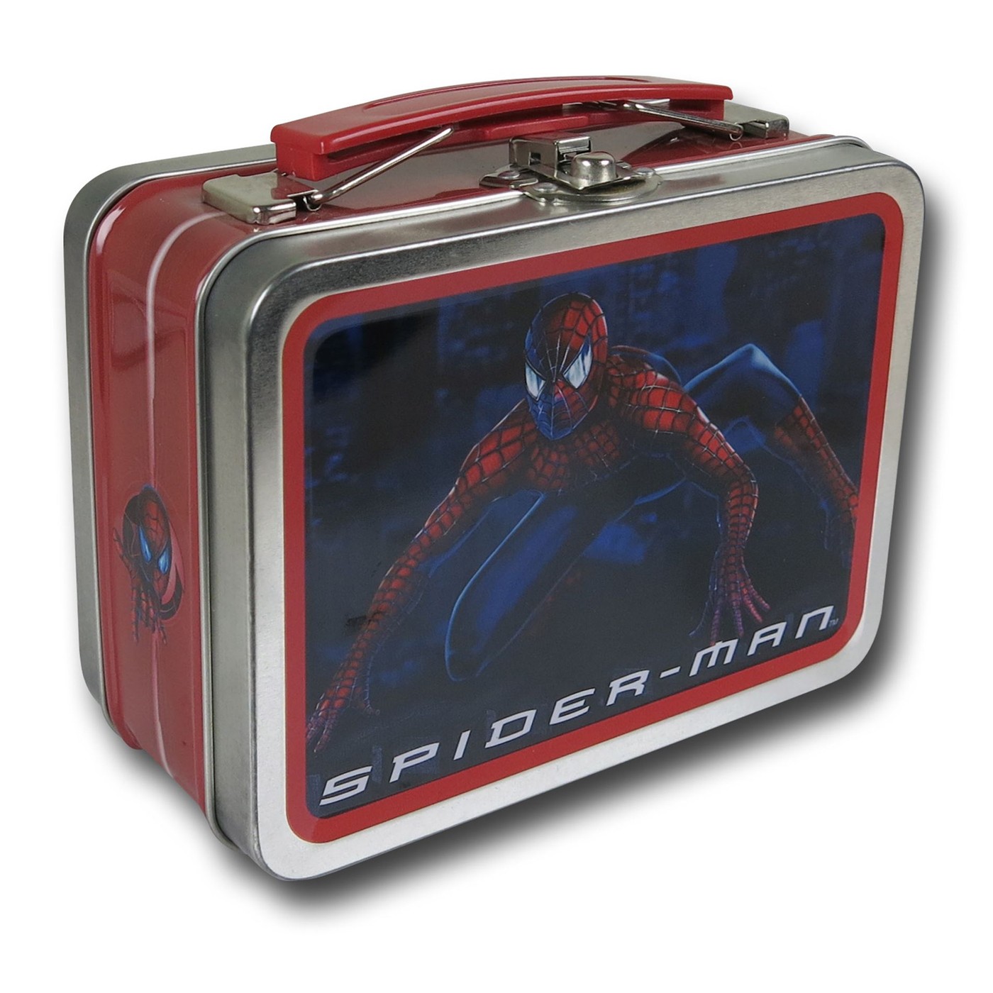 Spider-Man Movie Crouch Red Tin Mini Lunch Box