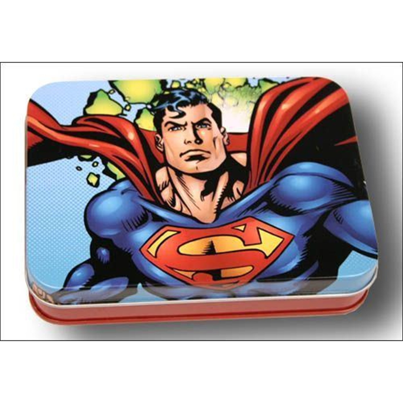 Superman Playing Cards with Tin Container