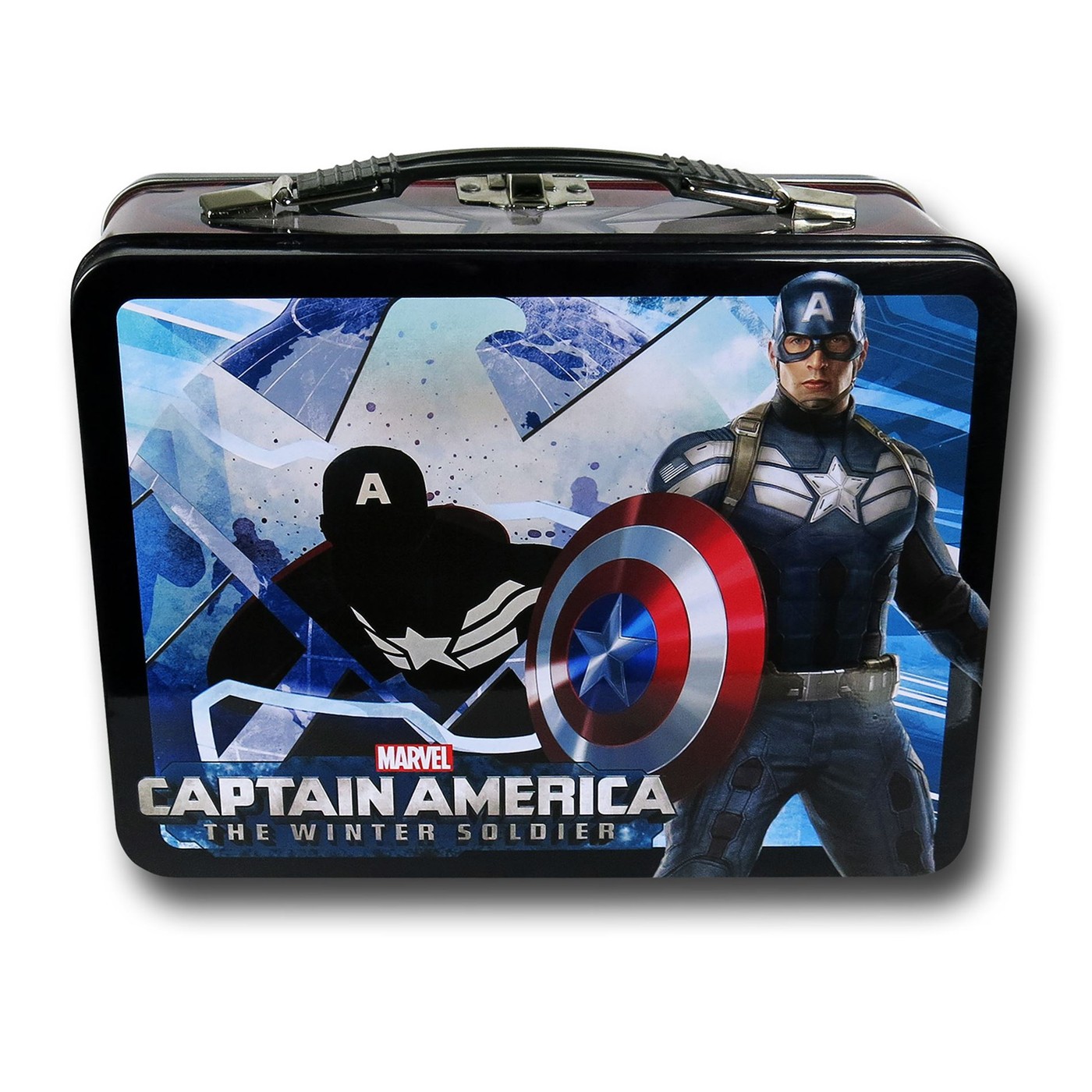 Captain America Winter Soldier Large Tin Lunch Box