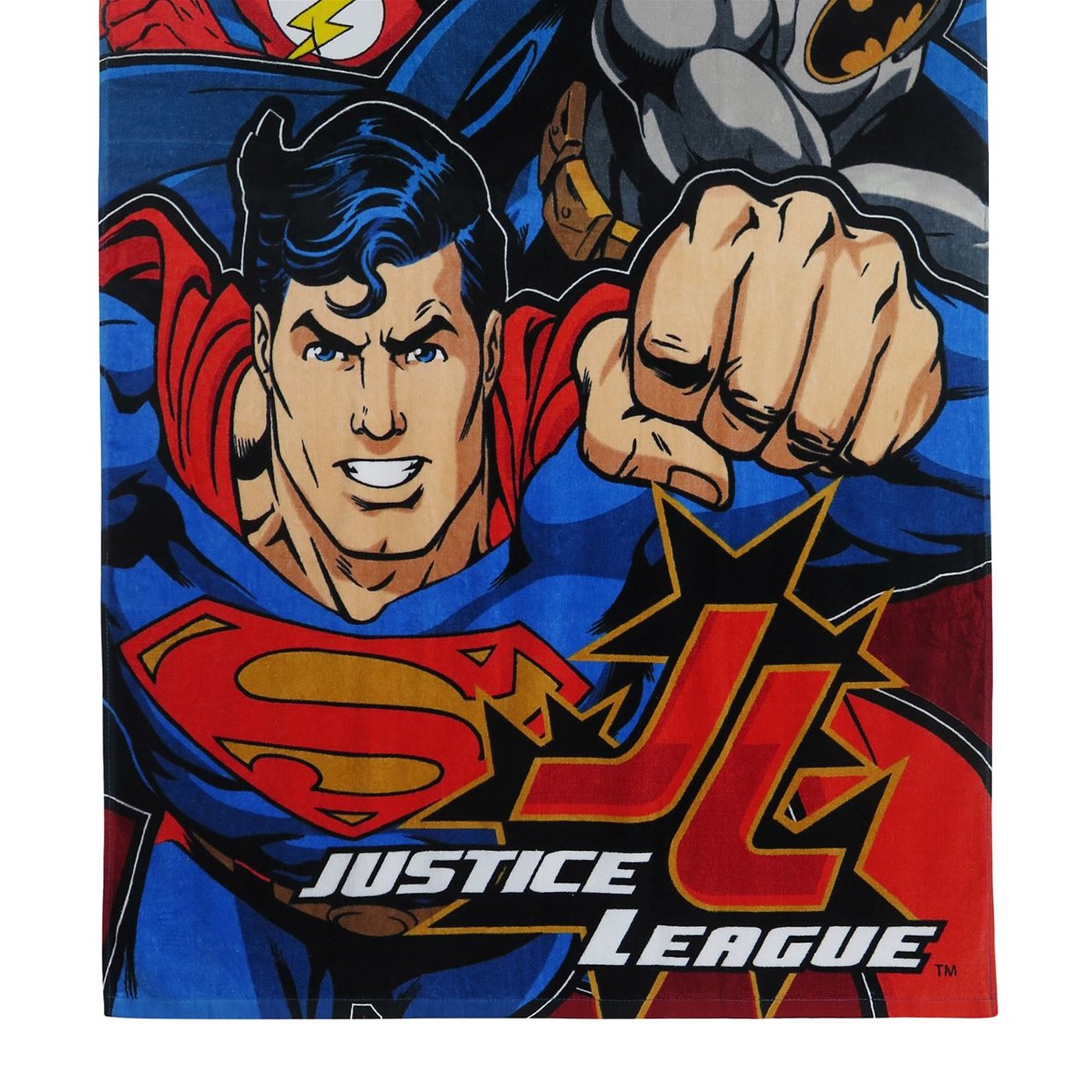 Justice League the Power of 4 Beach Towel