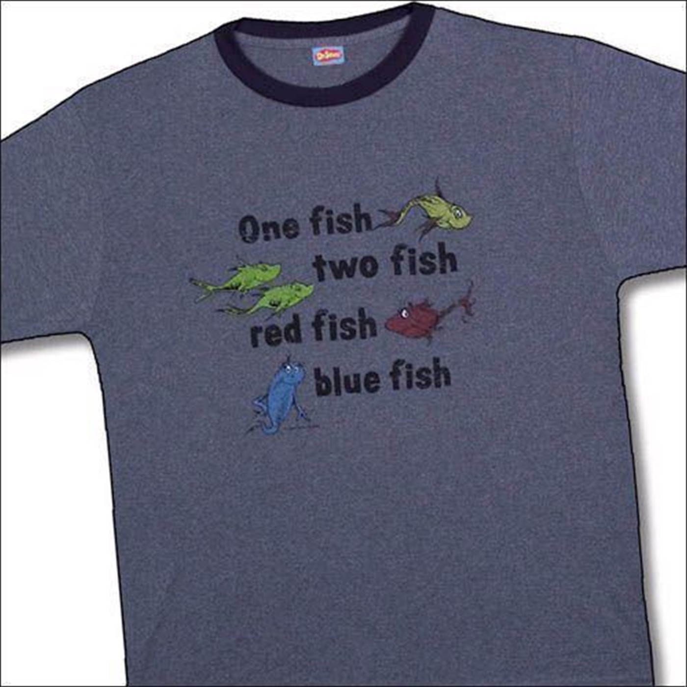 One Fish Two Fish Distressed T-shirt