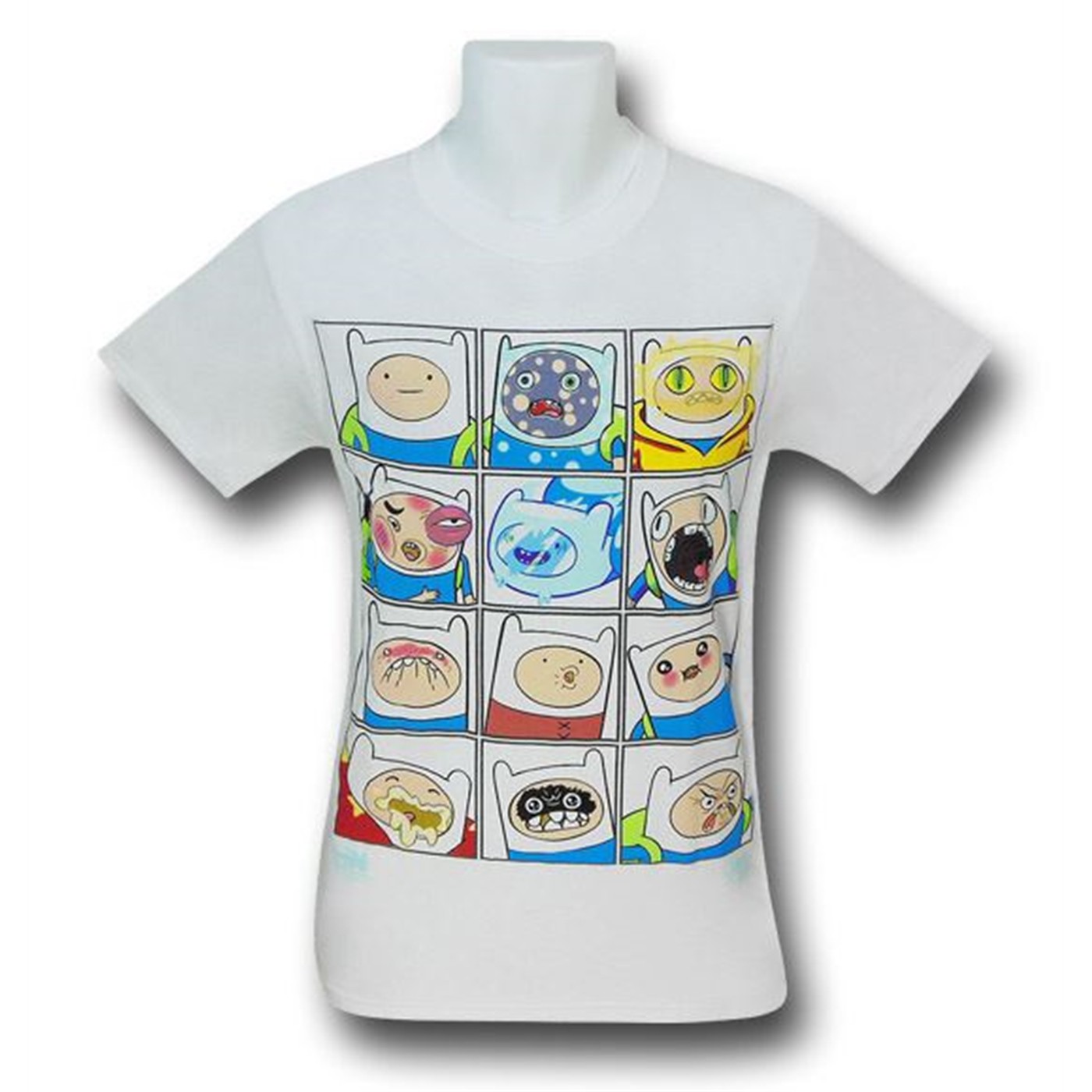 Adventure Time Expressions of Finn T-Shirt