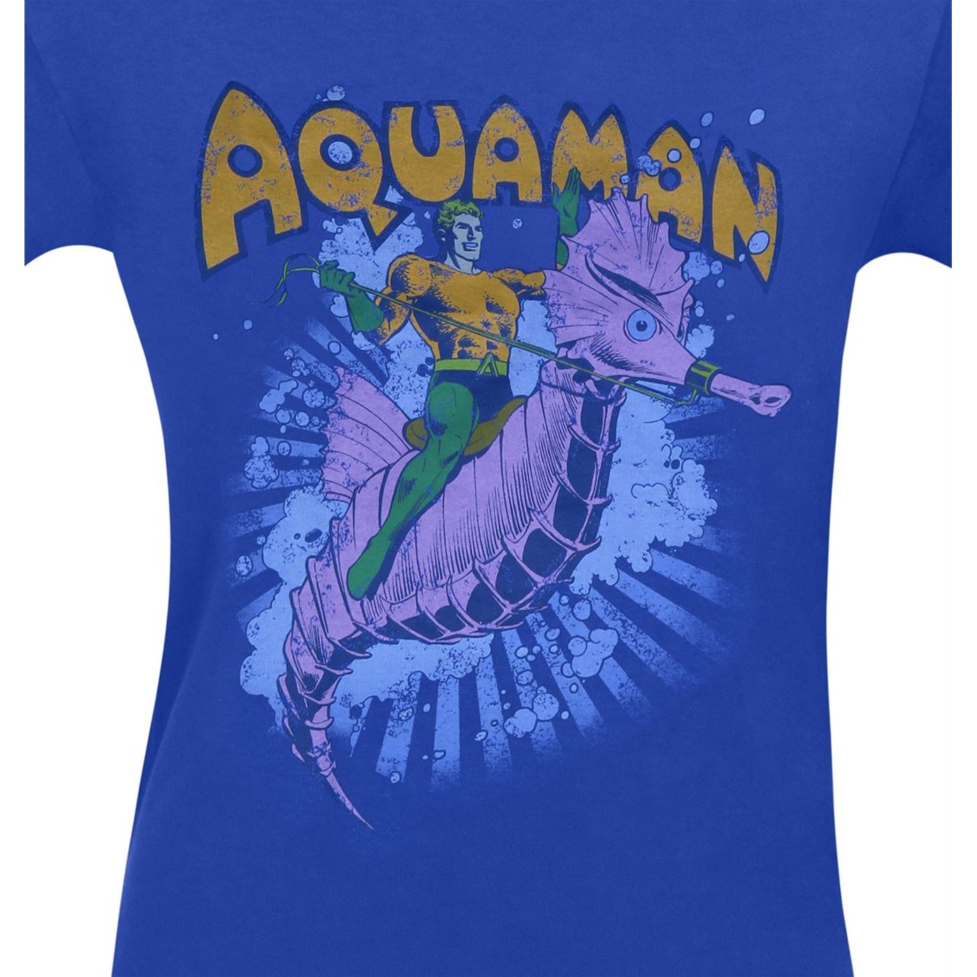 Aquaman And Storm The Seahorse Men's T-Shirt