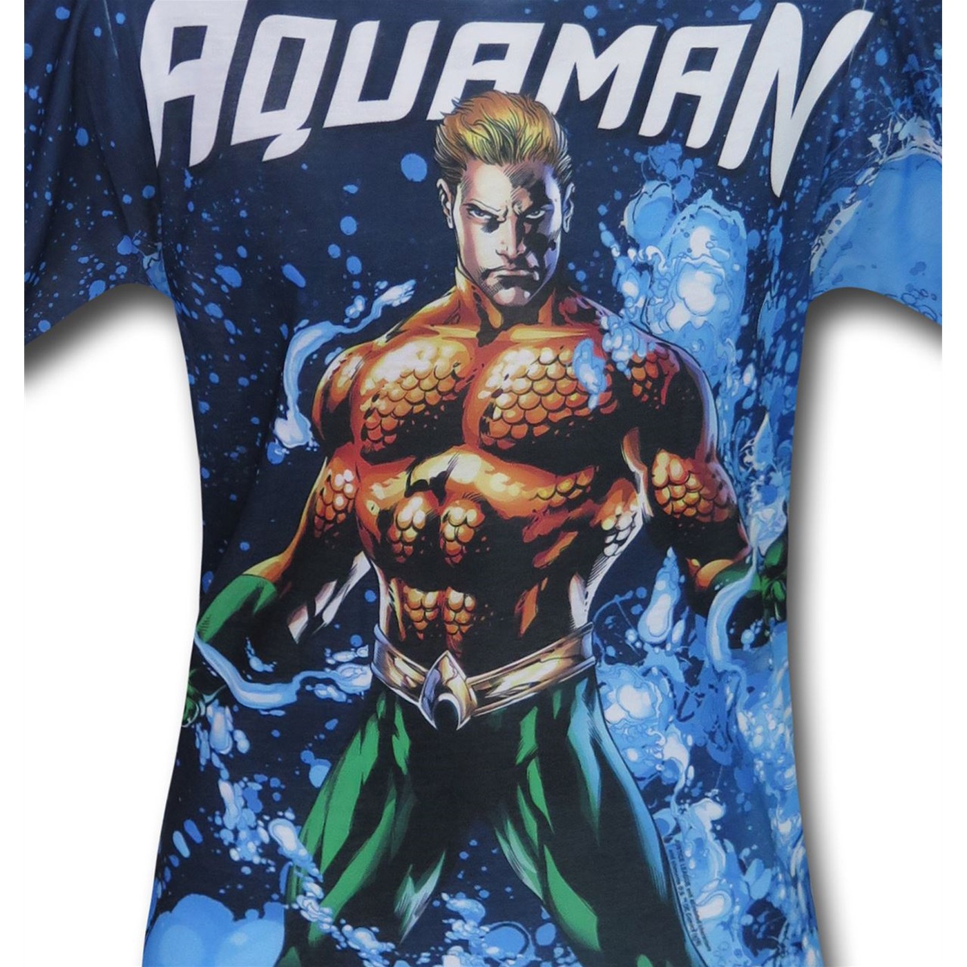 Aquaman Ocean King Sublimated Men's T-Shirt