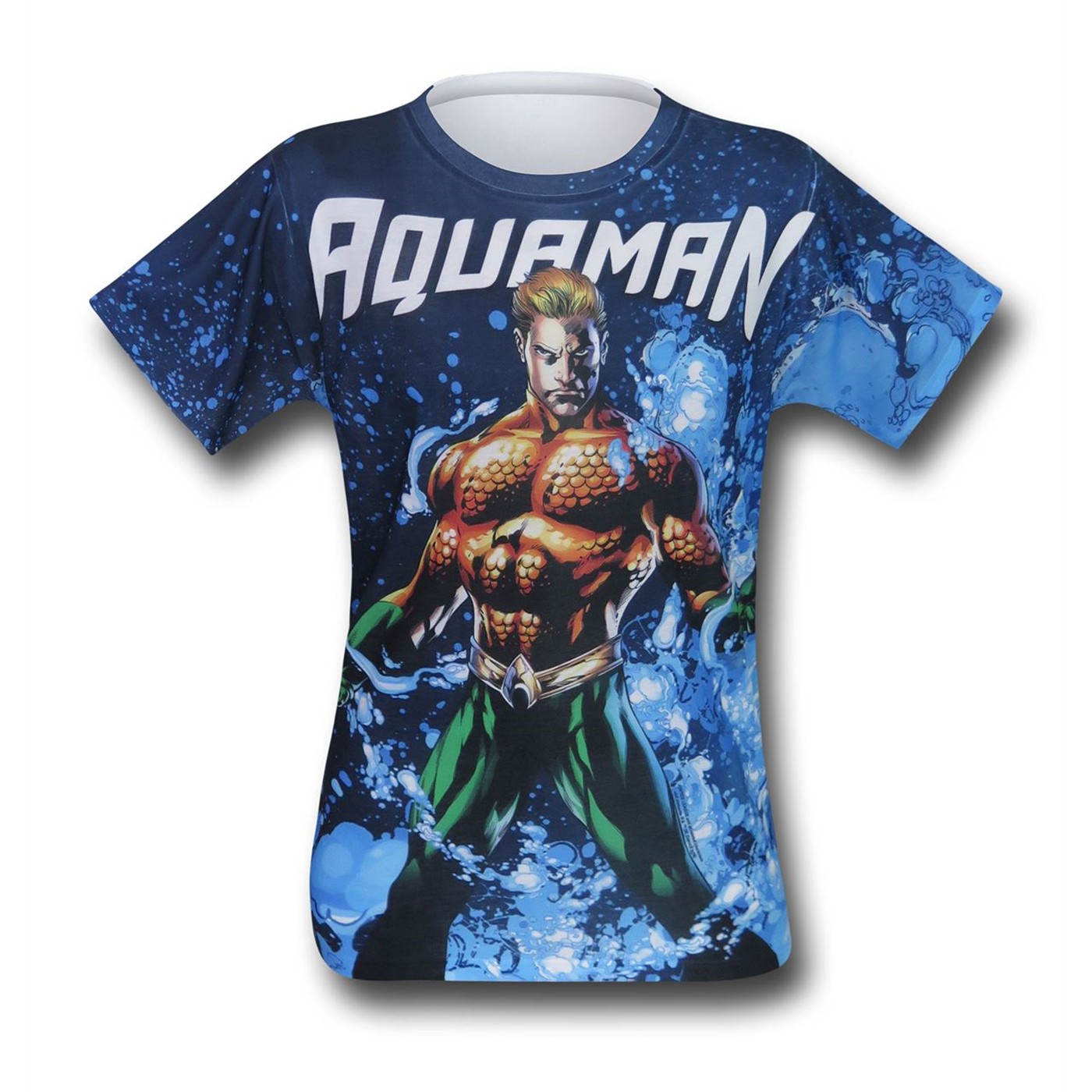 Aquaman Ocean King Sublimated Men's T-Shirt