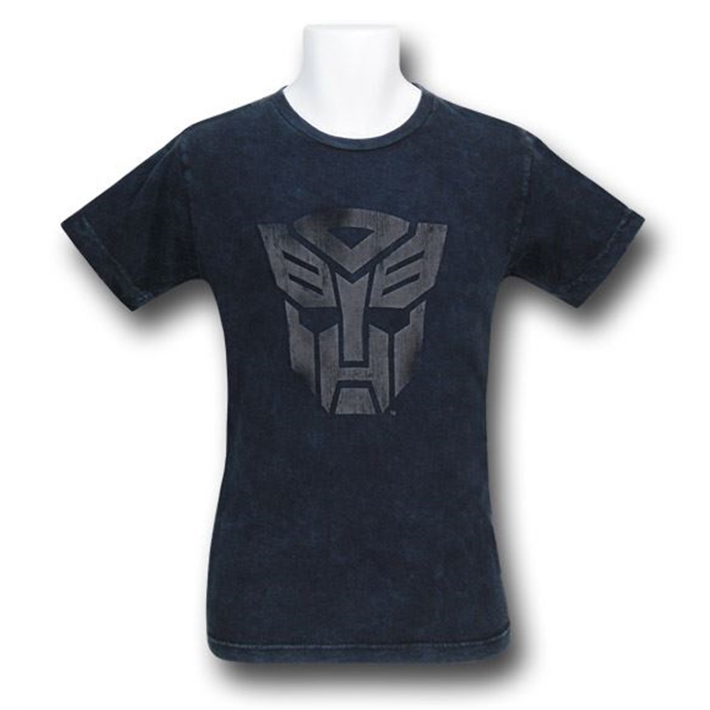 Autobot Distressed Symbol Acid Wash T-Shirt