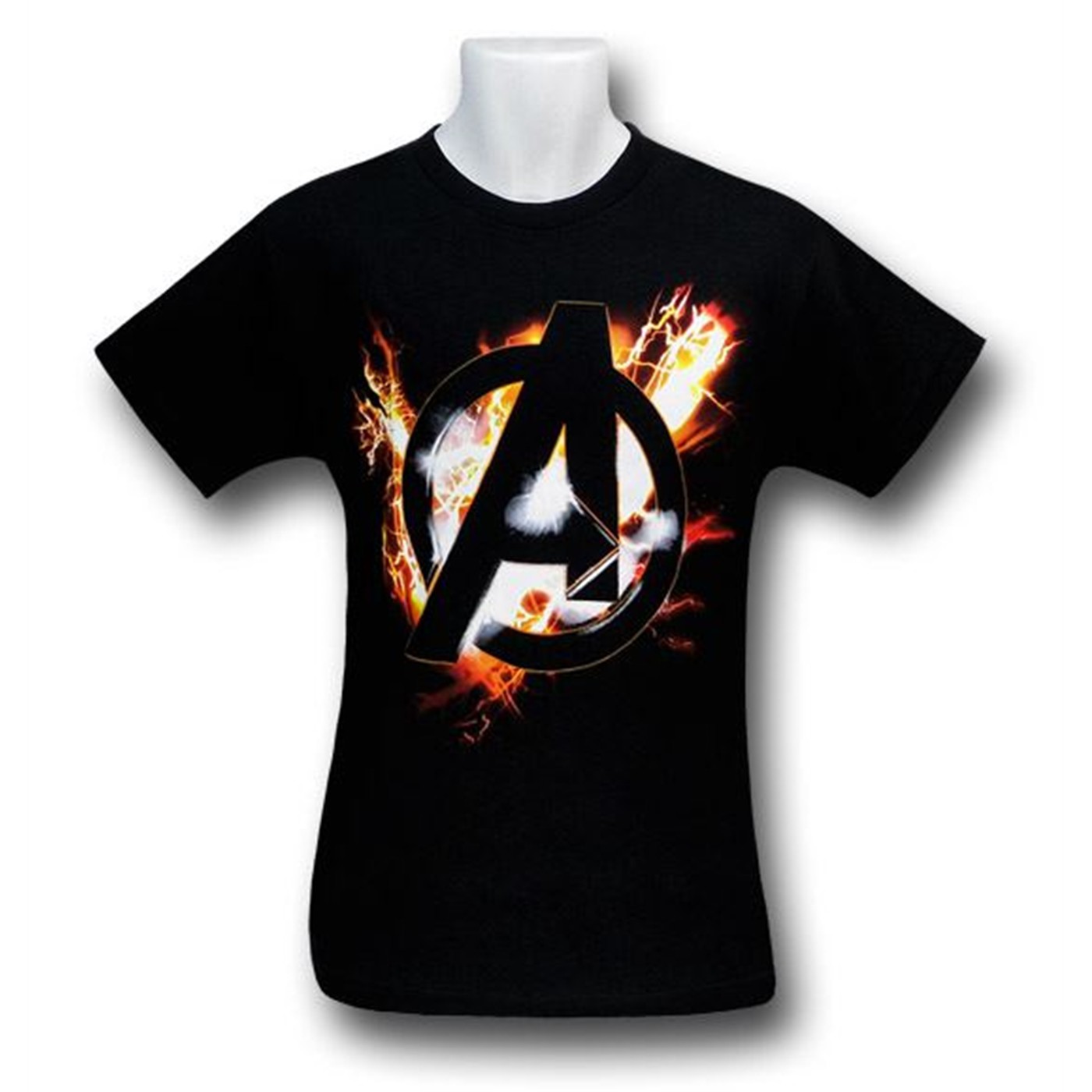 Avengers Movie Power Surge Symbol Youth T-Shirt