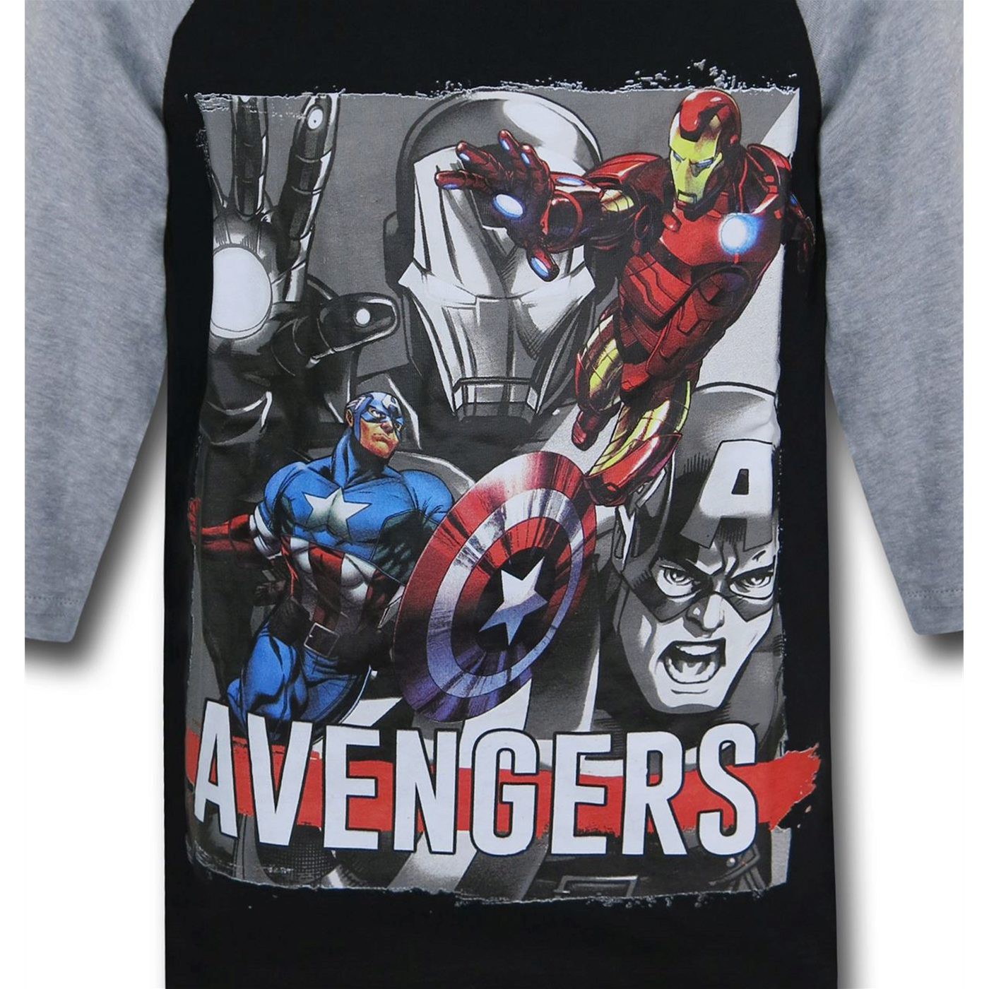 Avengers Cap and Iron Man Kids Baseball T-Shirt