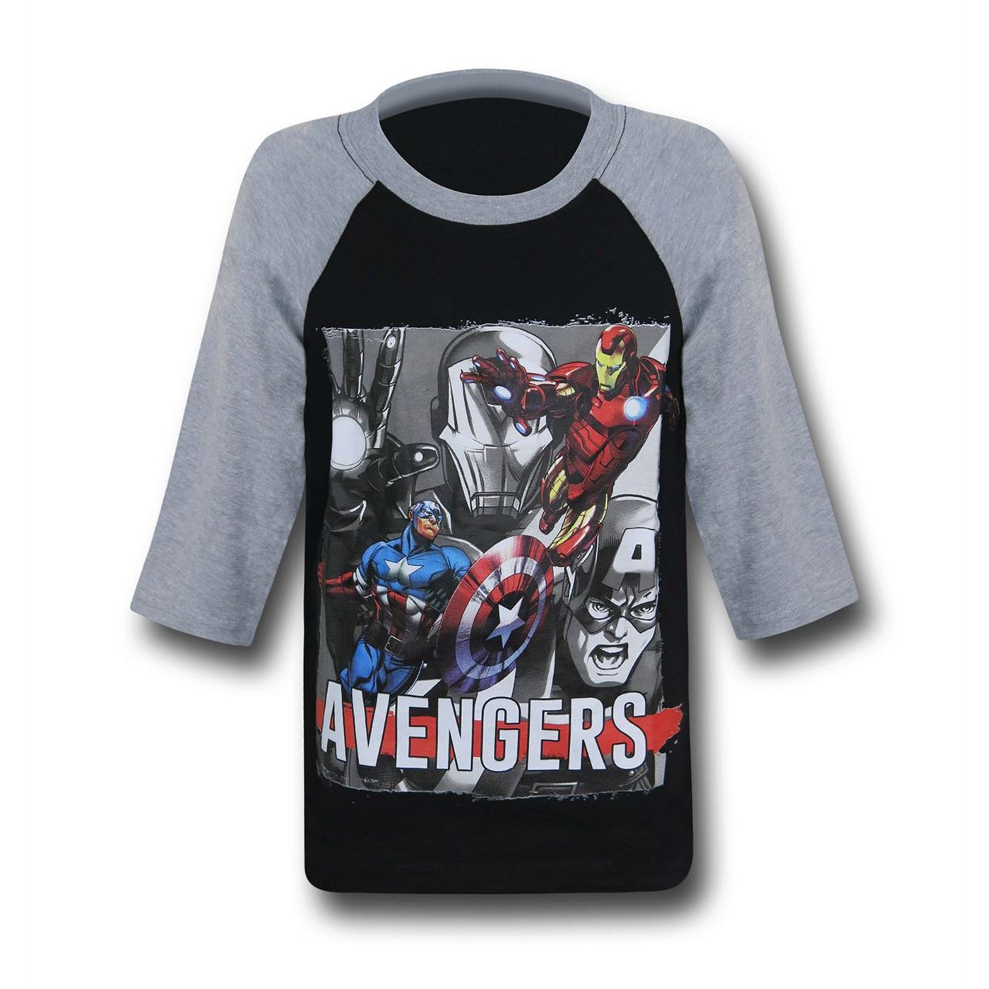 Avengers Cap and Iron Man Kids Baseball T-Shirt