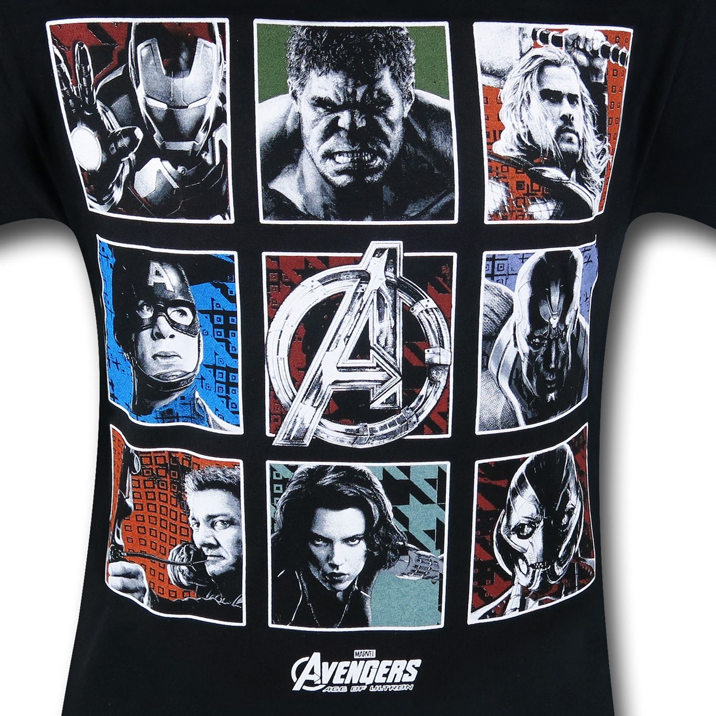 Avengers Age of Ultron Squares T-Shirt
