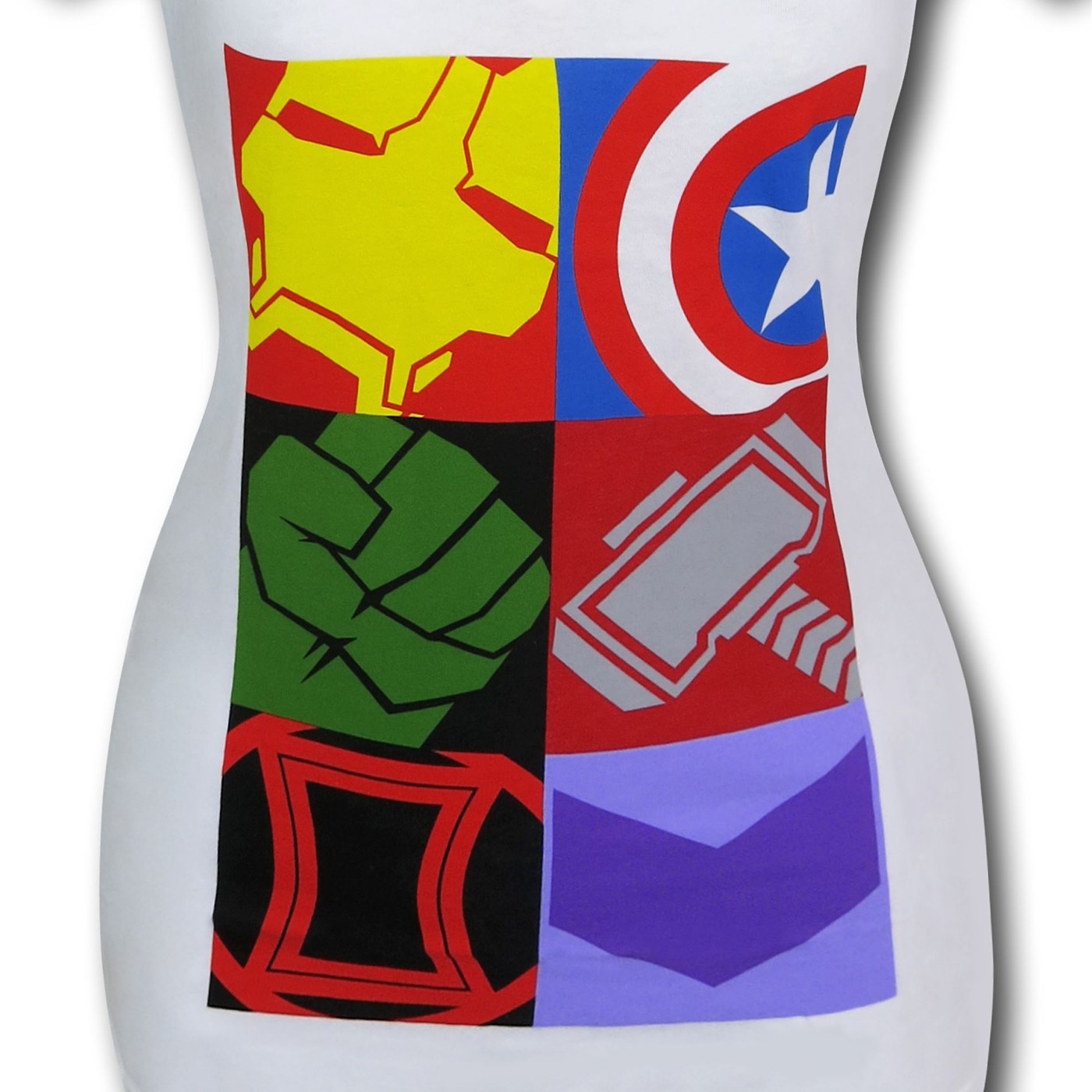 Avengers Boxes Women's V-Neck T-Shirt