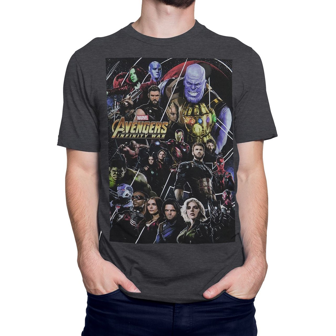 Avengers Infinity War Heroes Assembled Men's T-Shirt