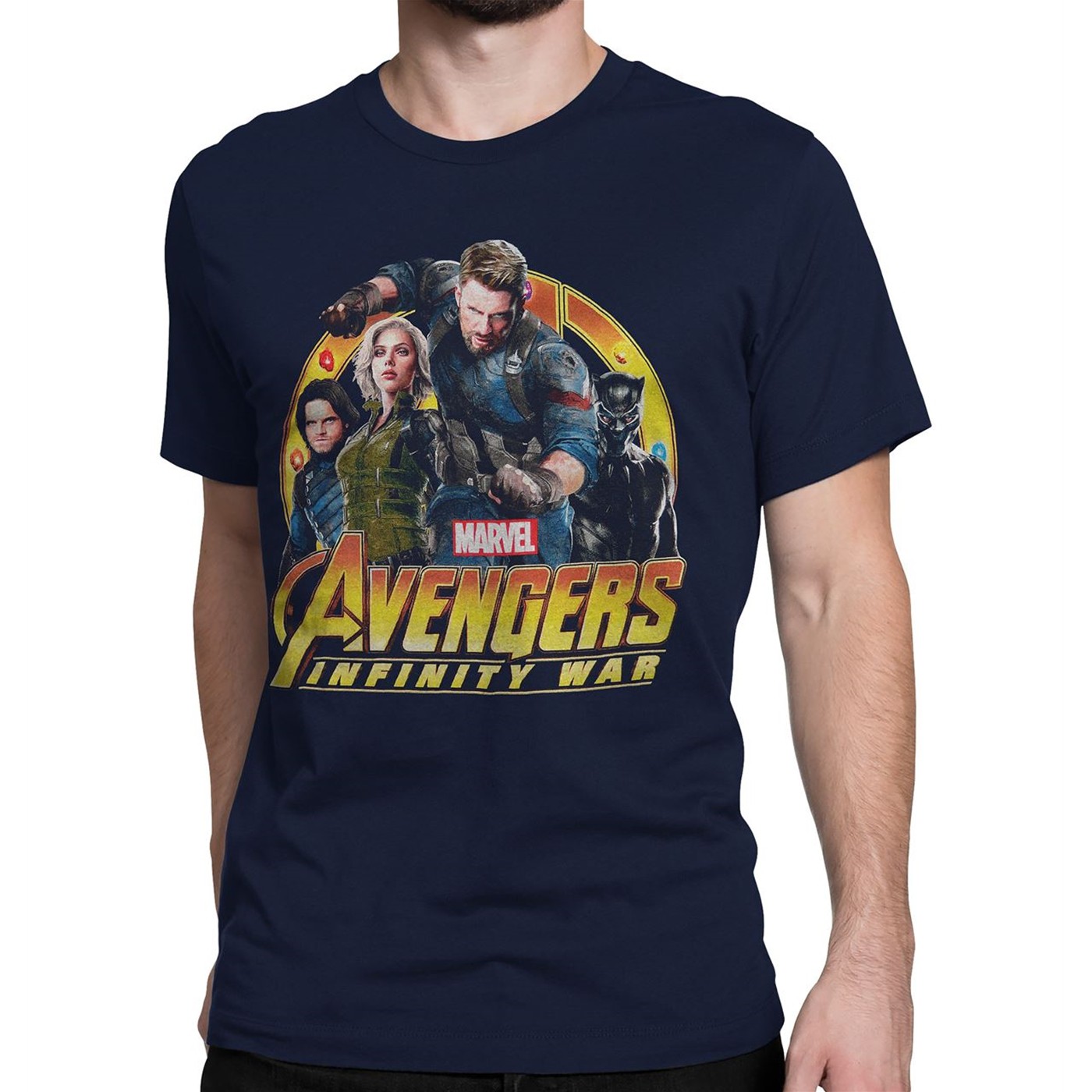 Captain america infinity shop war t shirt