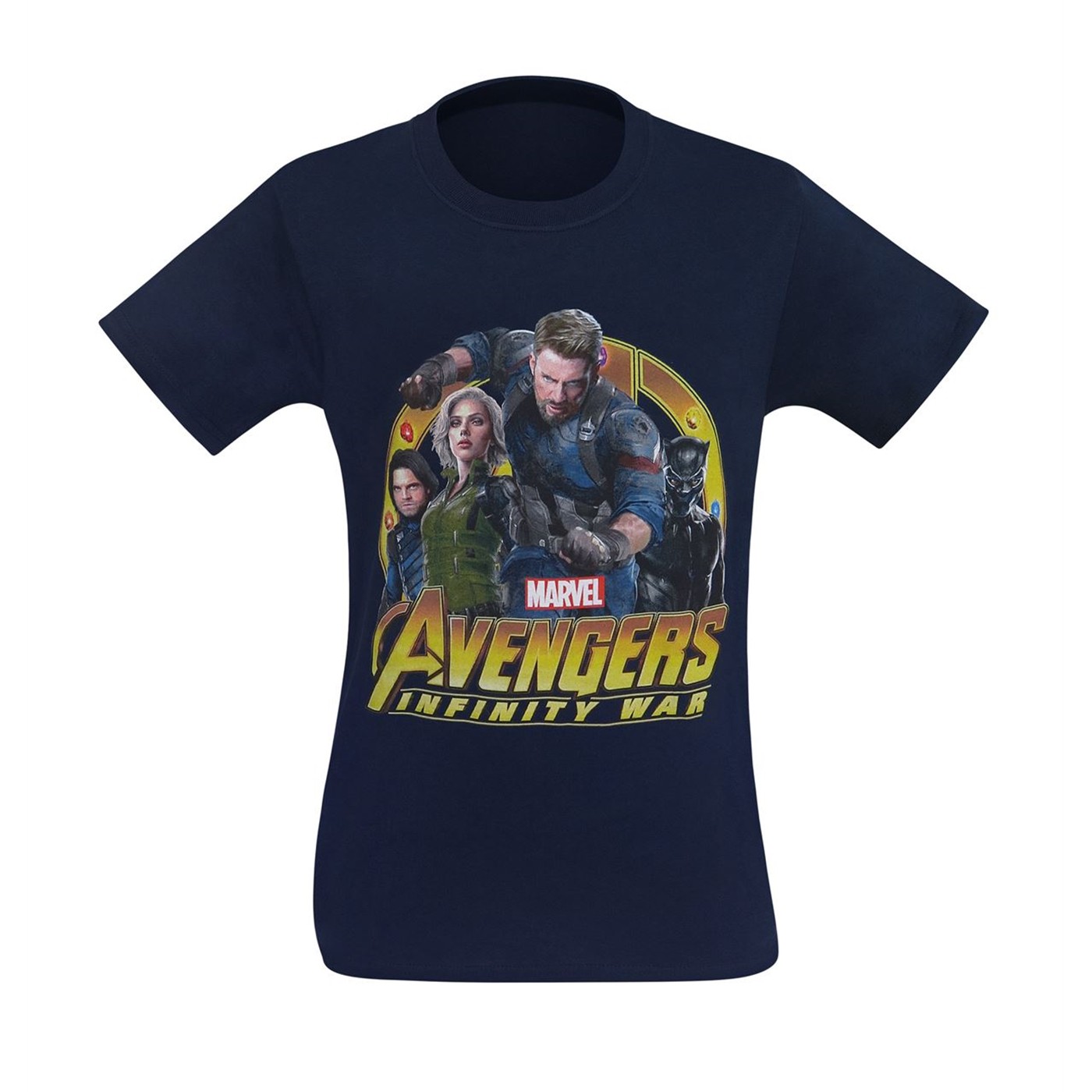 Infinity War Captain America Group Men's T-Shirt