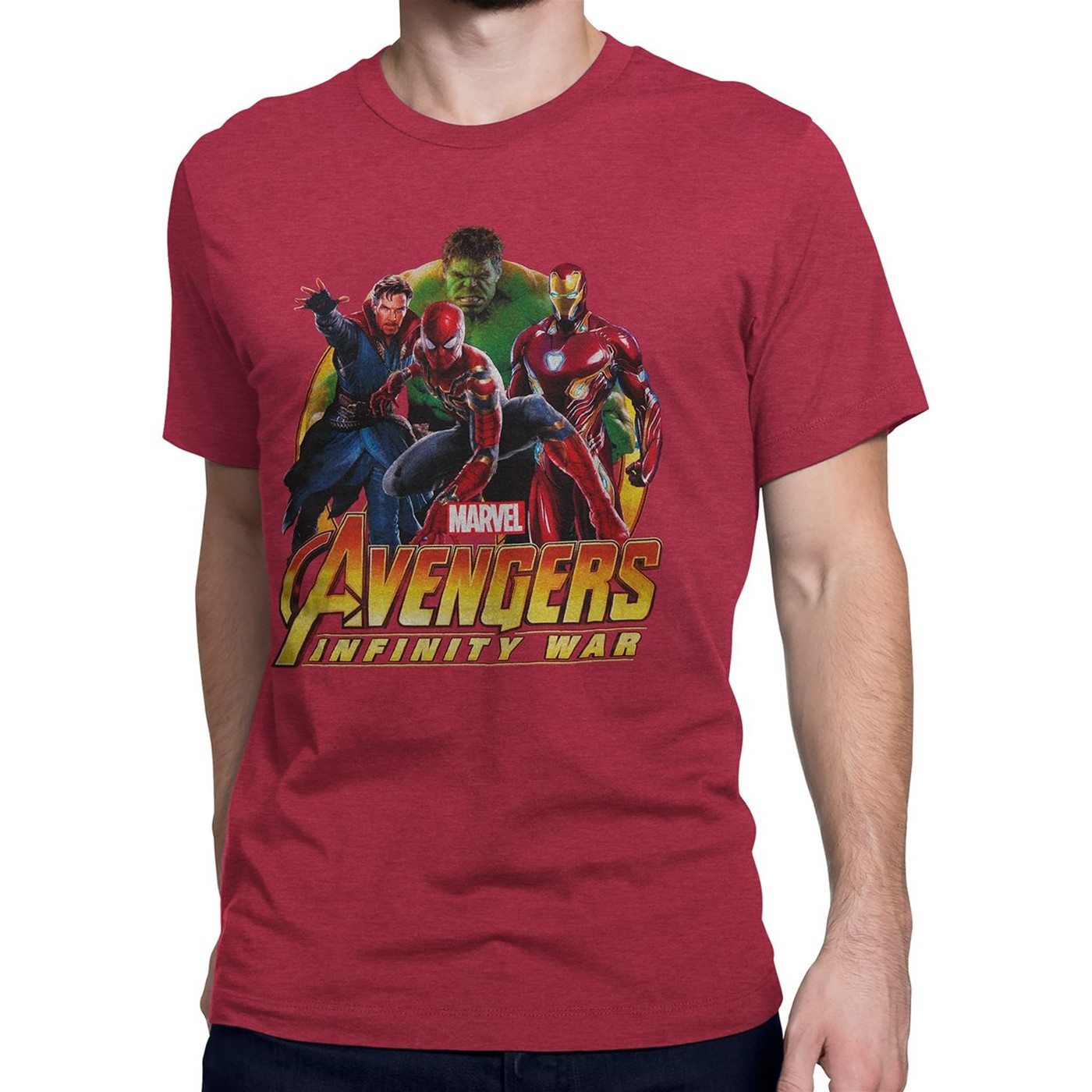 Avengers Infinity War Team Spider-Man Men's T-Shirt