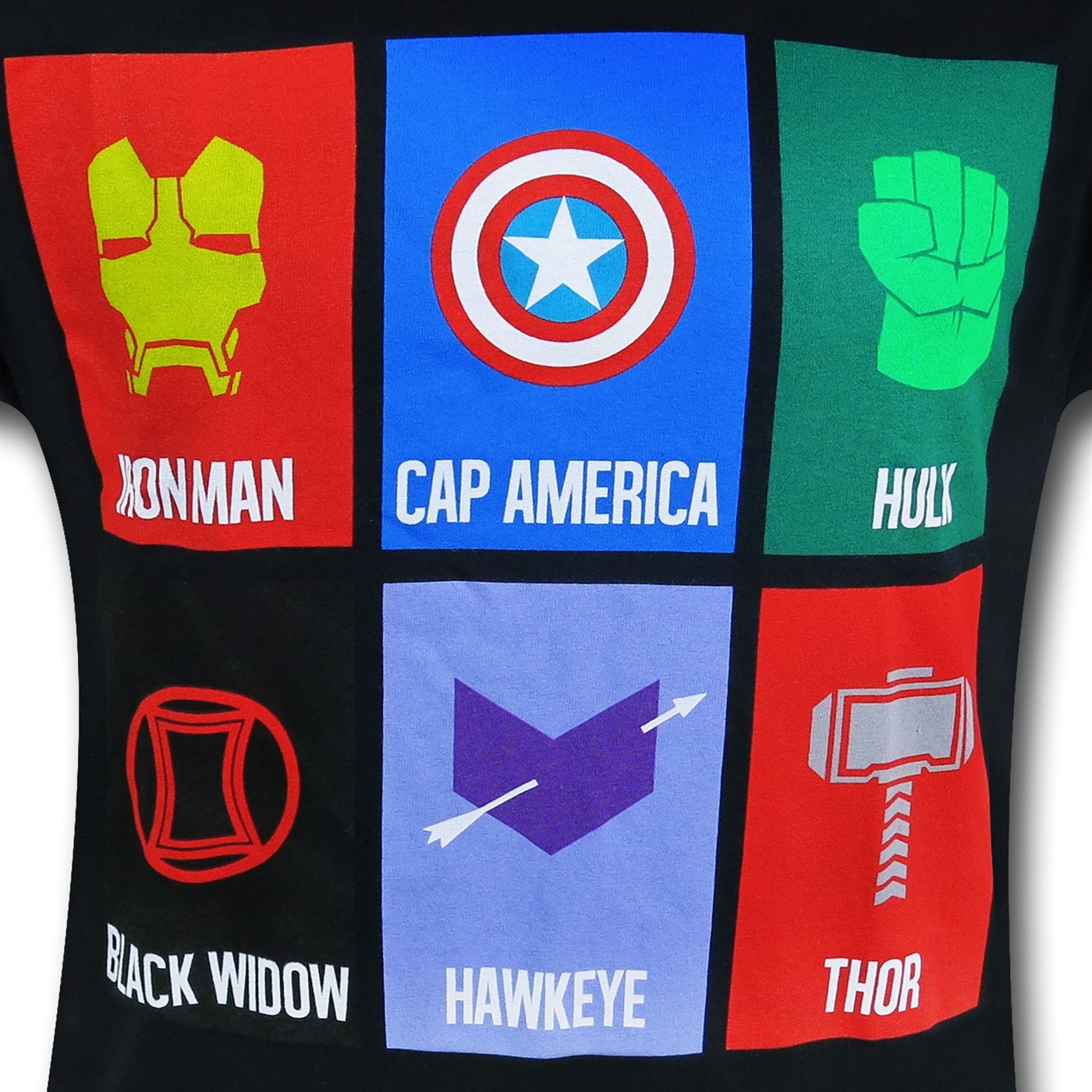 Avengers Minimalist Cards T-Shirt