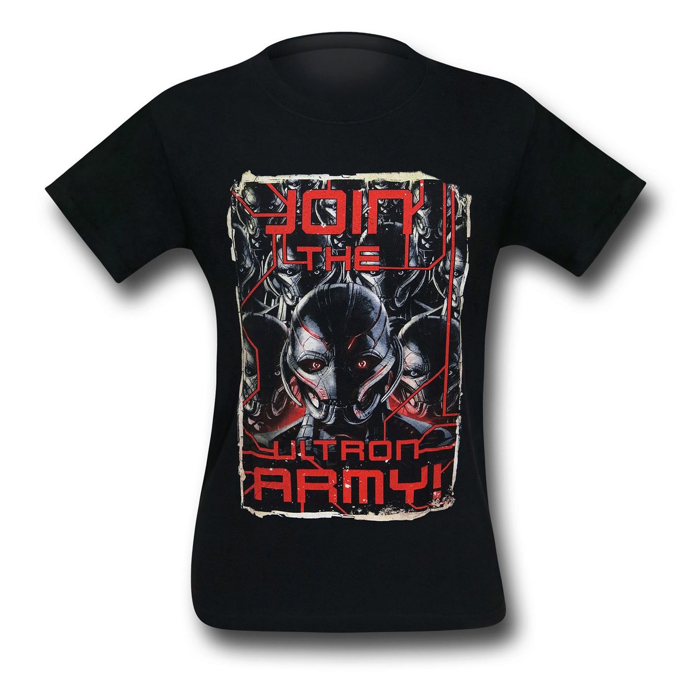 Avengers Age of Ultron Army 30 Single T-Shirt