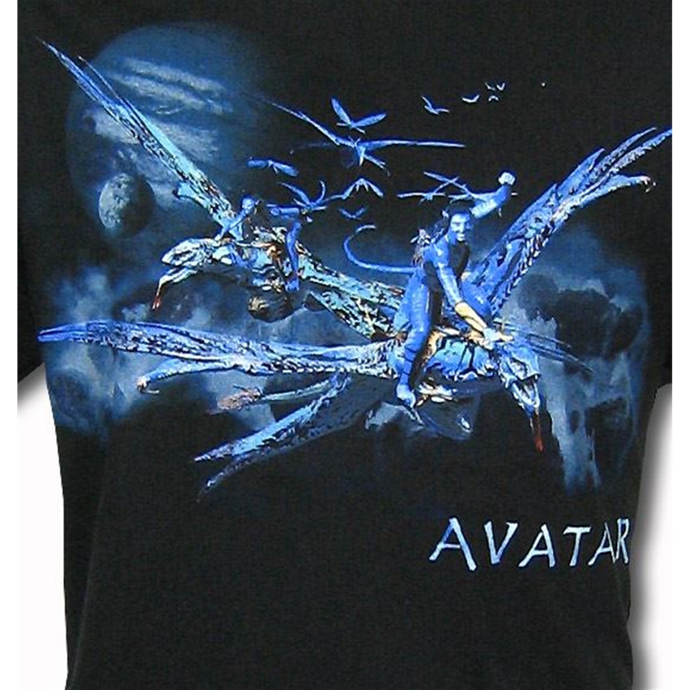 Avatar Flying Blue Bug Adult T-Shirt