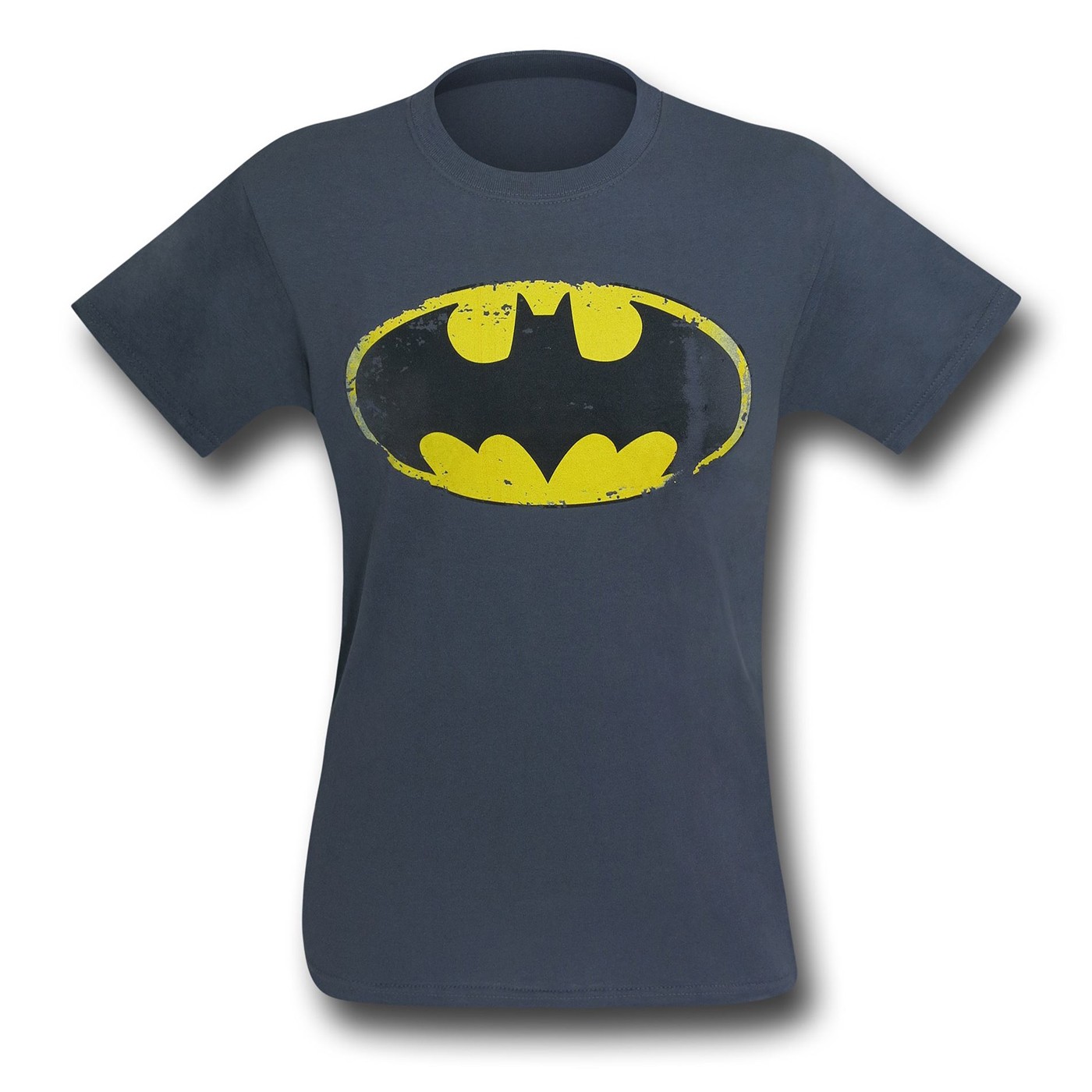 Batman Battle Worn Symbol II Gray T-Shirt