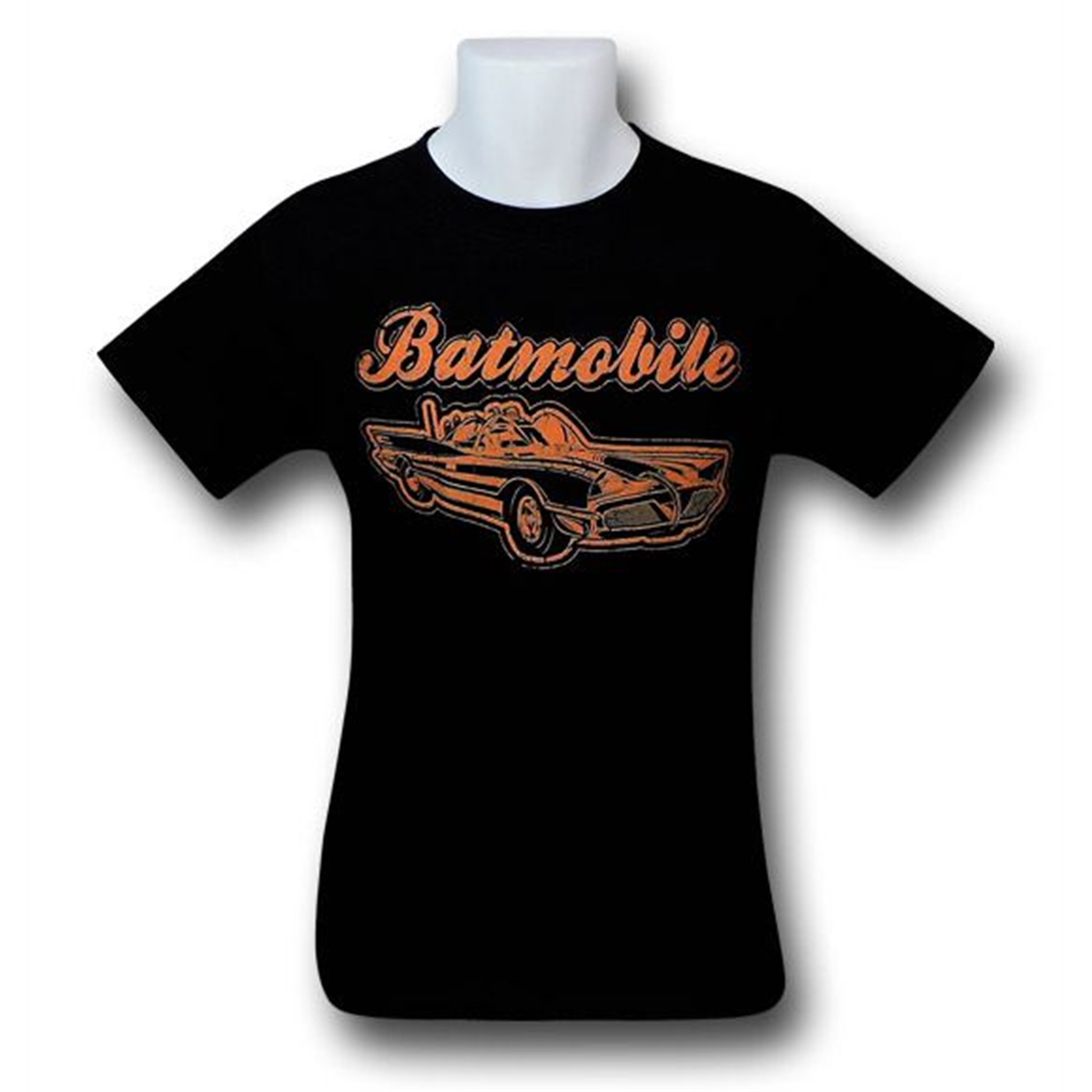 Batman 60s Batmobile and Logo T-Shirt