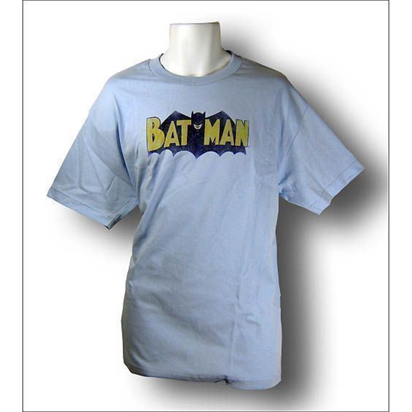 Batman Blue Distressed Logo T-Shirt