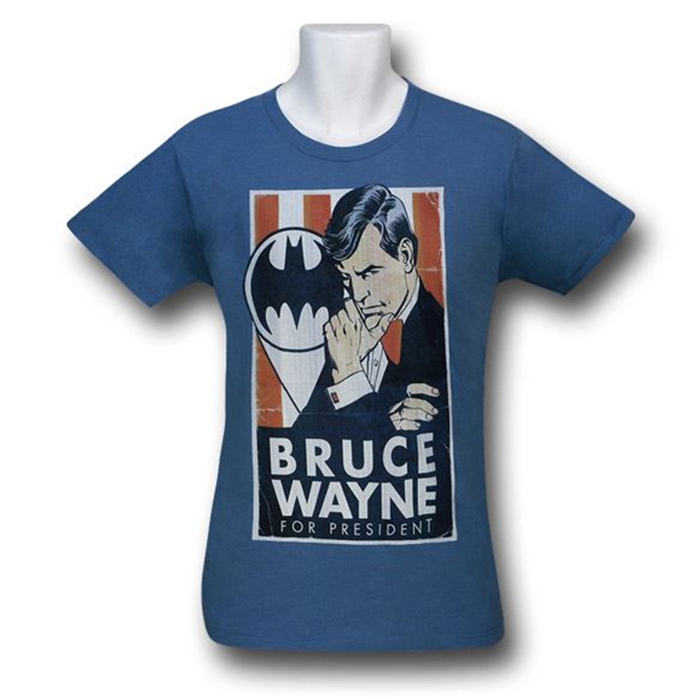 Batman Bruce for President 30 Single T-Shirt