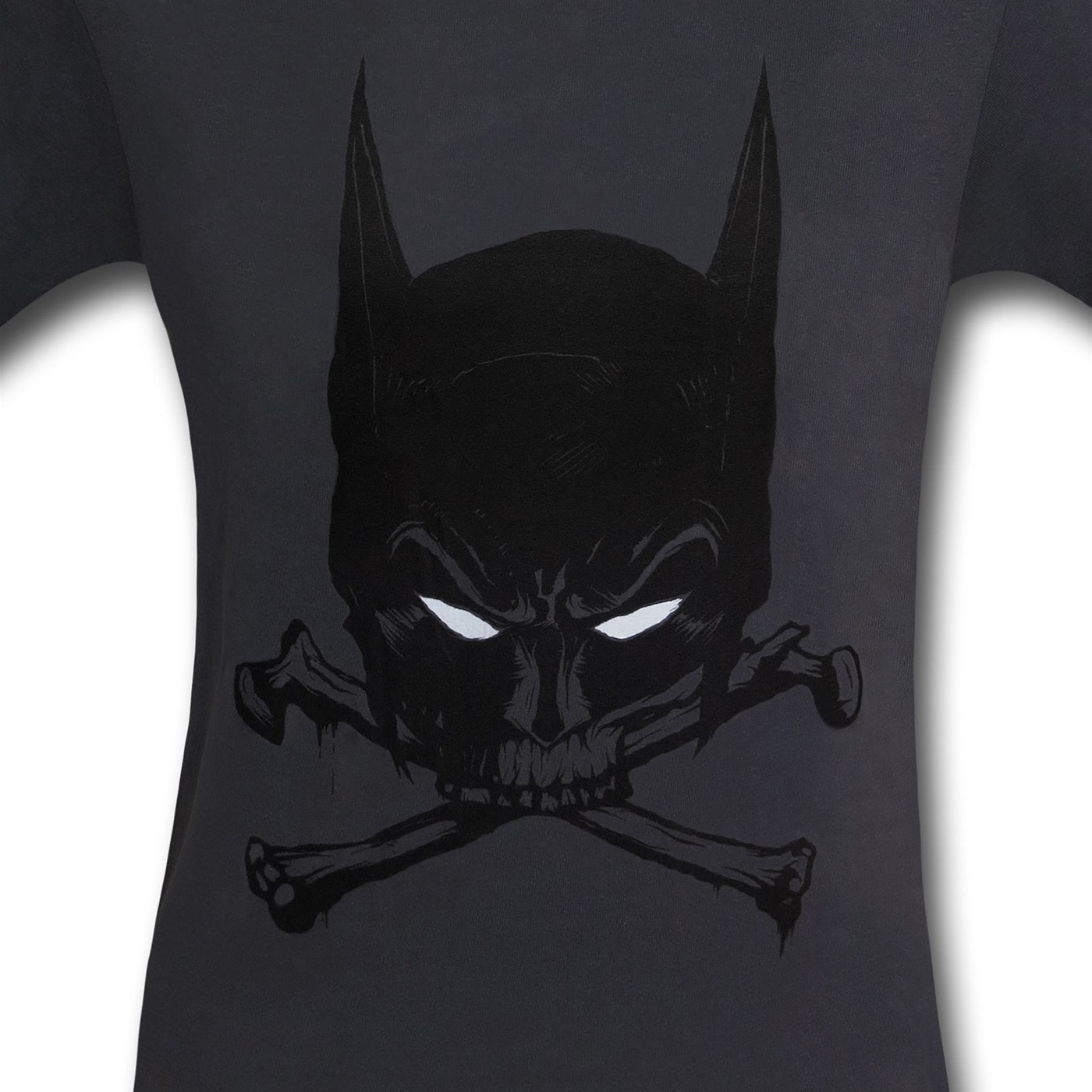 Batman Cowl and Bones Grey T-Shirt